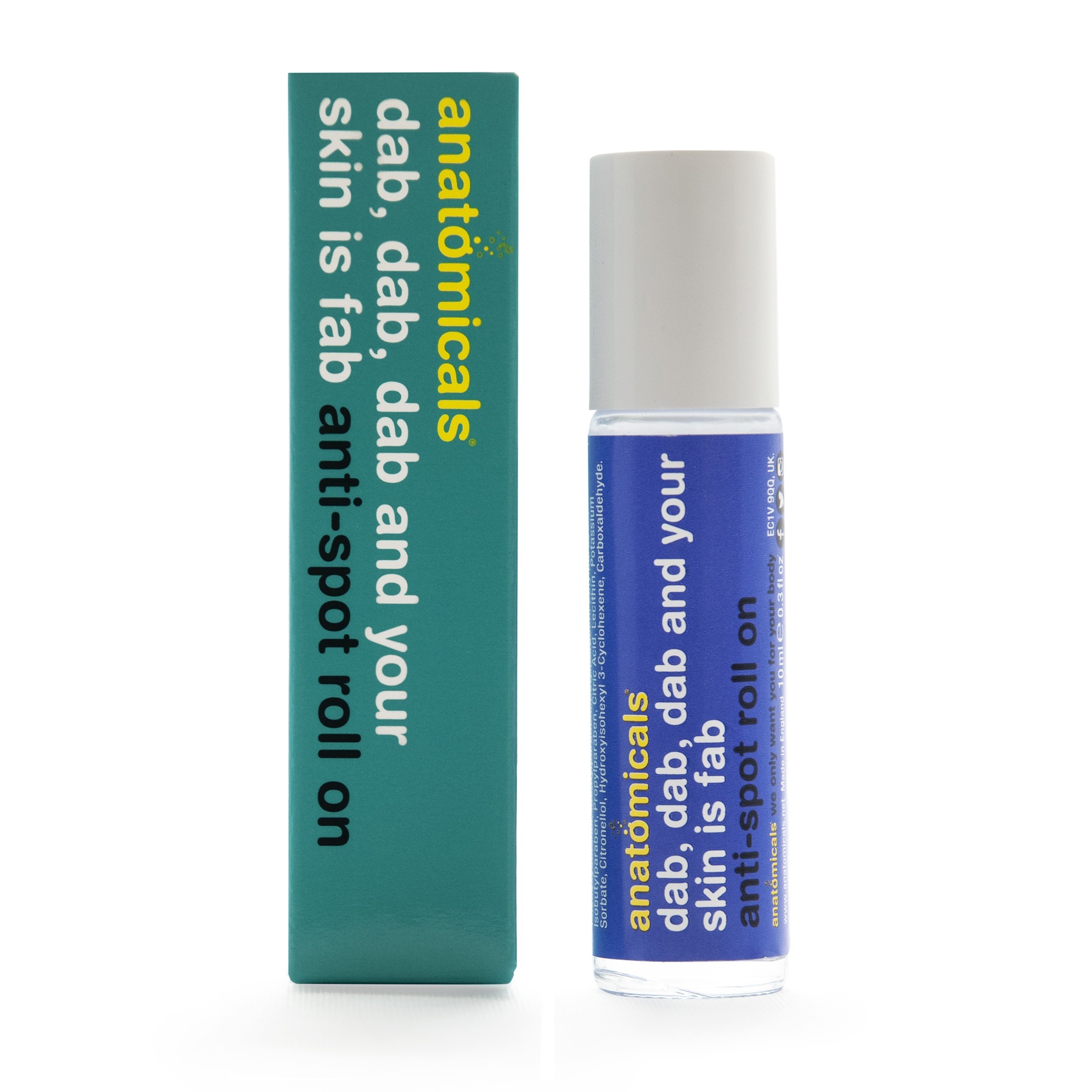 Image of Anatomicals - Anti-Pickel Roll-On - Dab, Dab, Dab And Your Skin Is Fab - Anti-Spot Roll On (CN078AS)