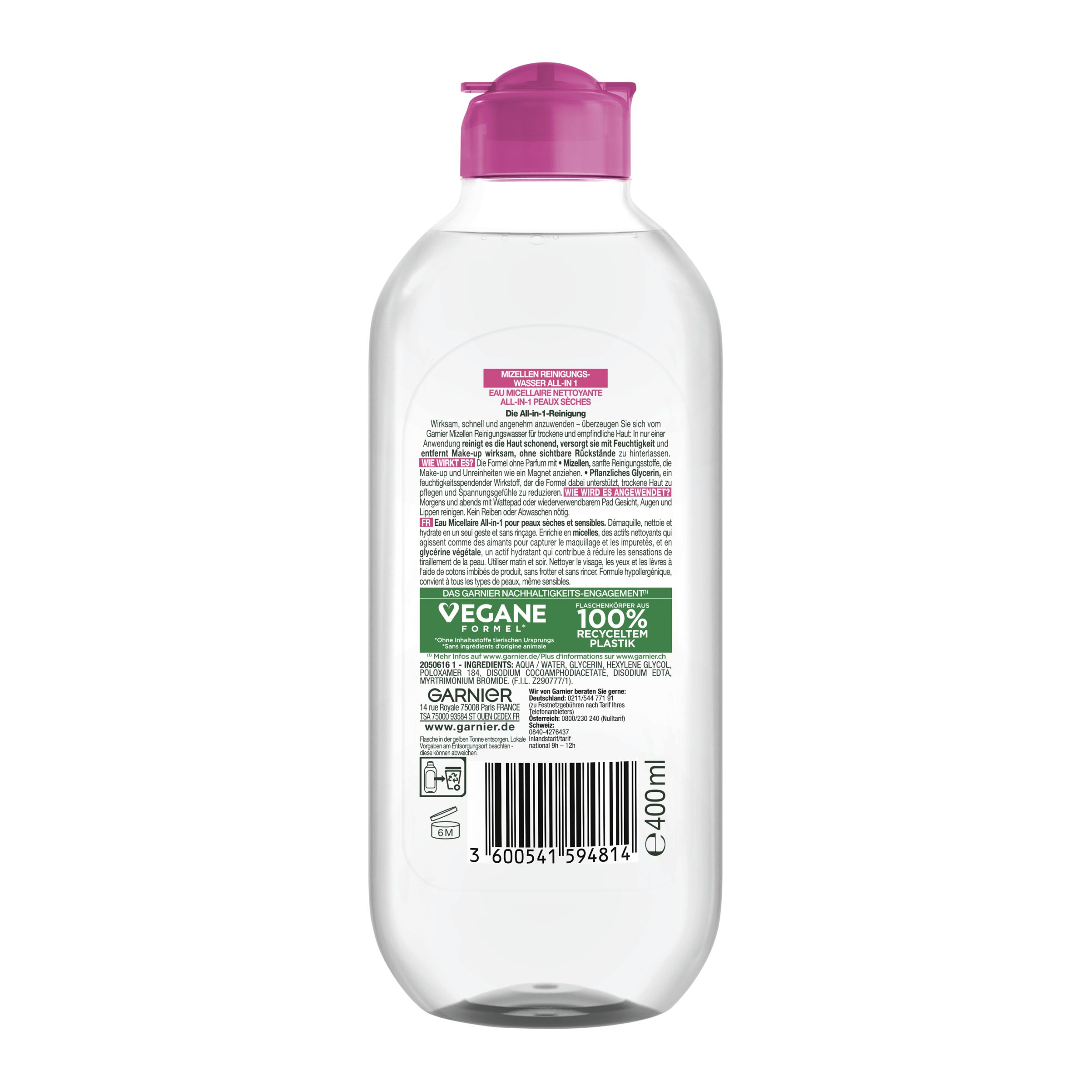 Micellar Cleansing Water - For Dry & Sensitive Skin