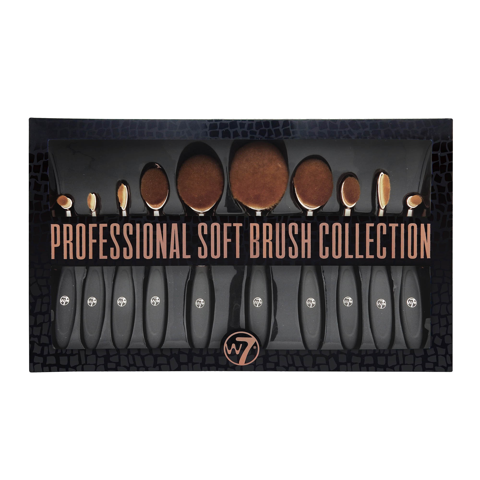 Ovales 10-Teiliges Pinsel-Set - Professional Soft Brush Collection