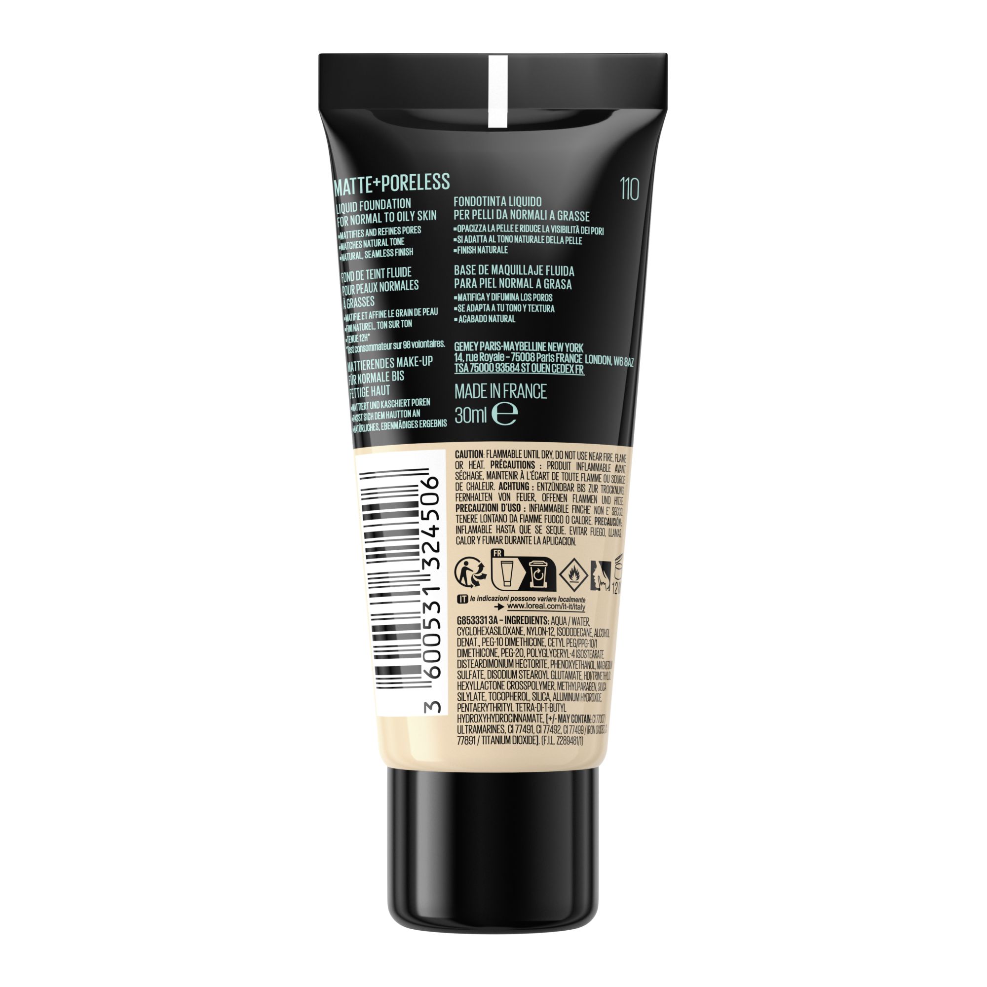 Fond de Teint - Fit Me! Matte + Poreless Fond de Teint - Fit Me! Matte + Poreless