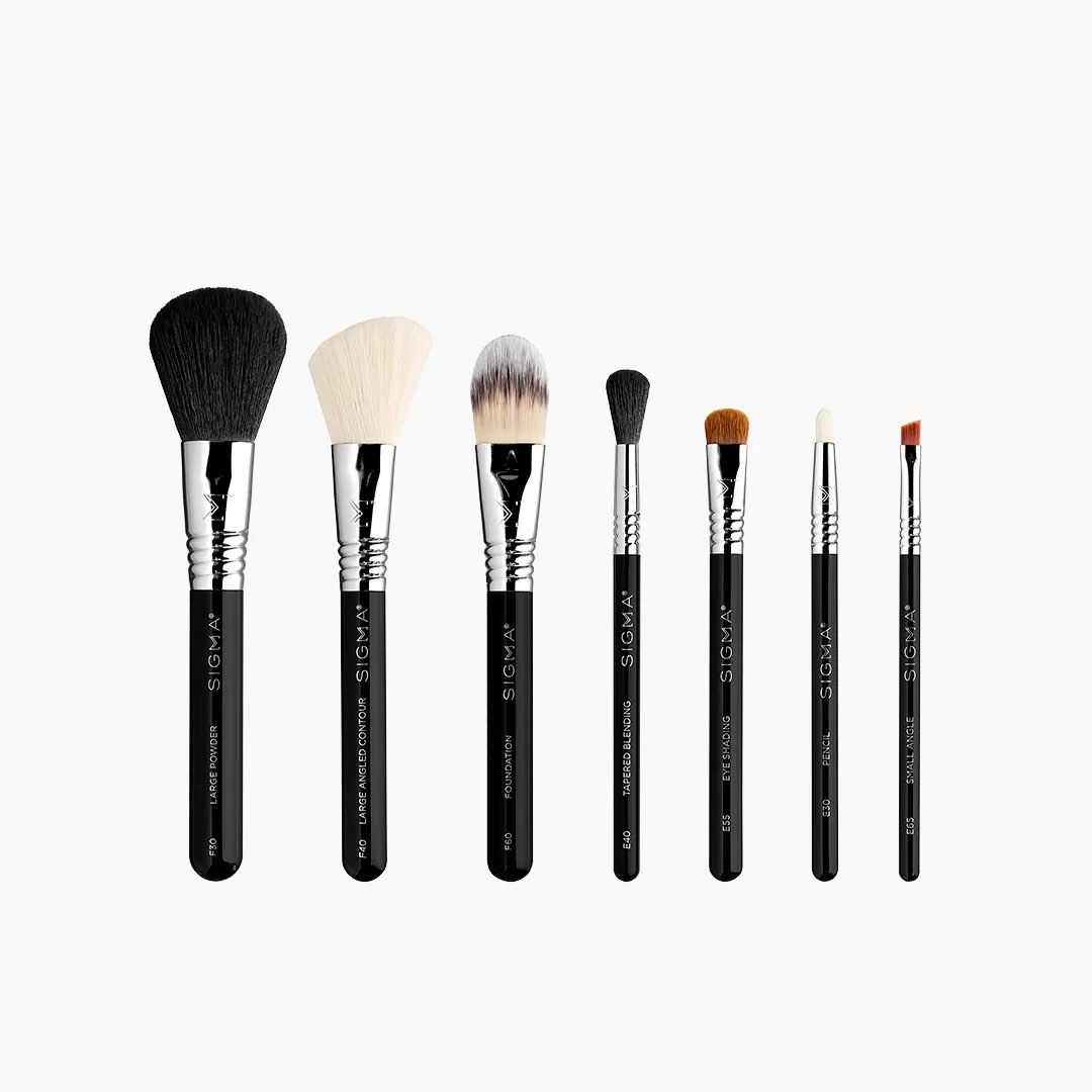 Ensemble de 7 Pinceaux - Essential Travel Brush Set Ensemble de 7 Pinceaux - Essential Travel Brush Set