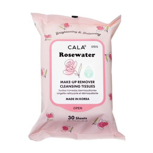 Make-Up Remover Cleansing Tissues - Rose Water (30 Sheets)