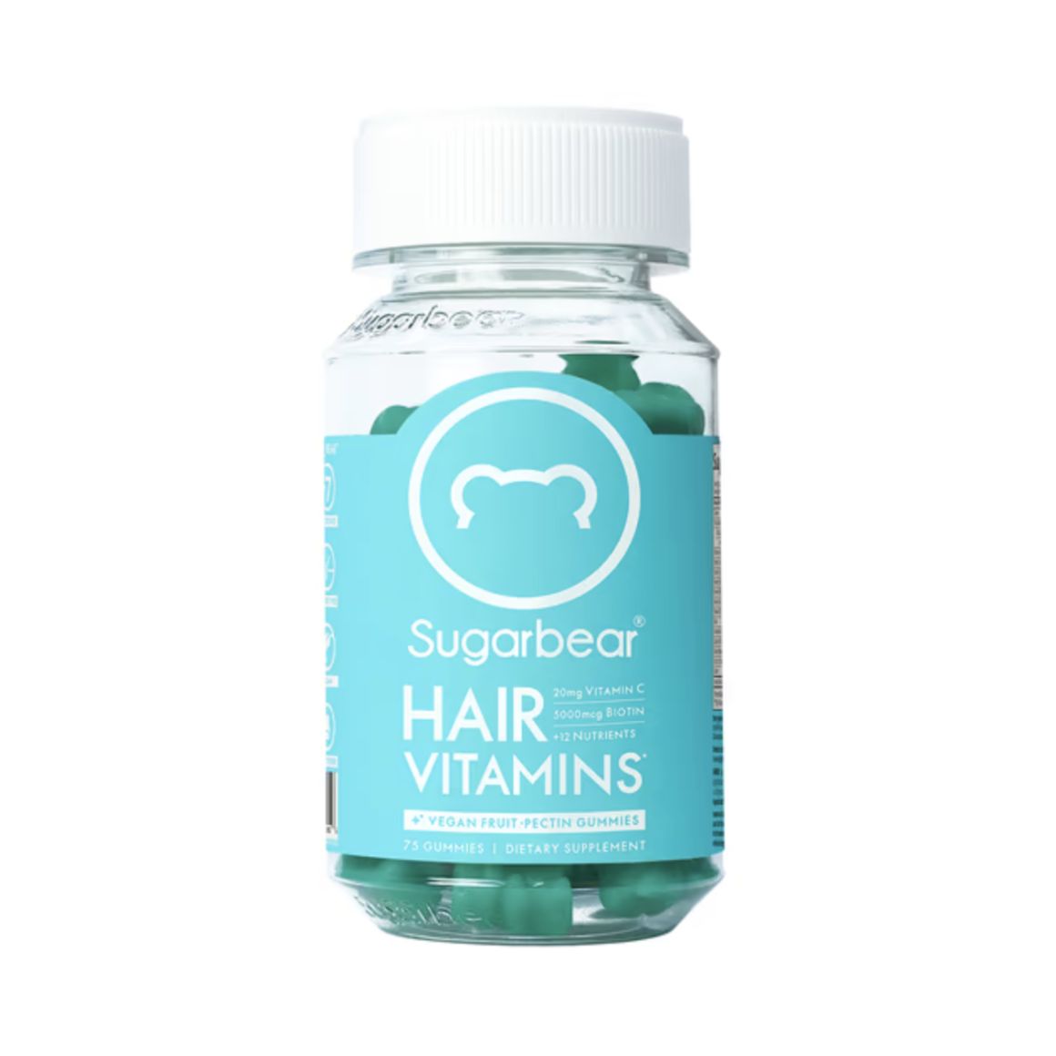 Haar-Vitamin Gummibärchen - SugarBearHair - Hair Vitamins (74 Stück)