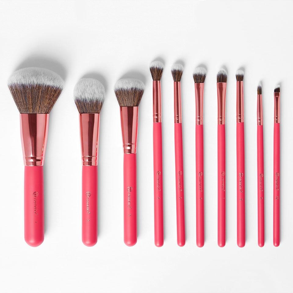 Ensemble de 10 Pinceaux - Bombshell Beauty Brush Set Ensemble de 10 Pinceaux - Bombshell Beauty Brush Set