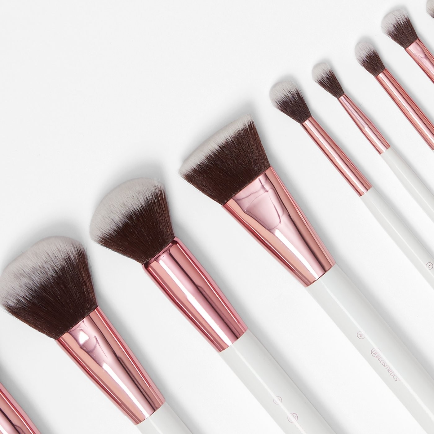 12 Piece Brush Set - Crystal Quartz 12 Piece Brush Set - Crystal Quartz