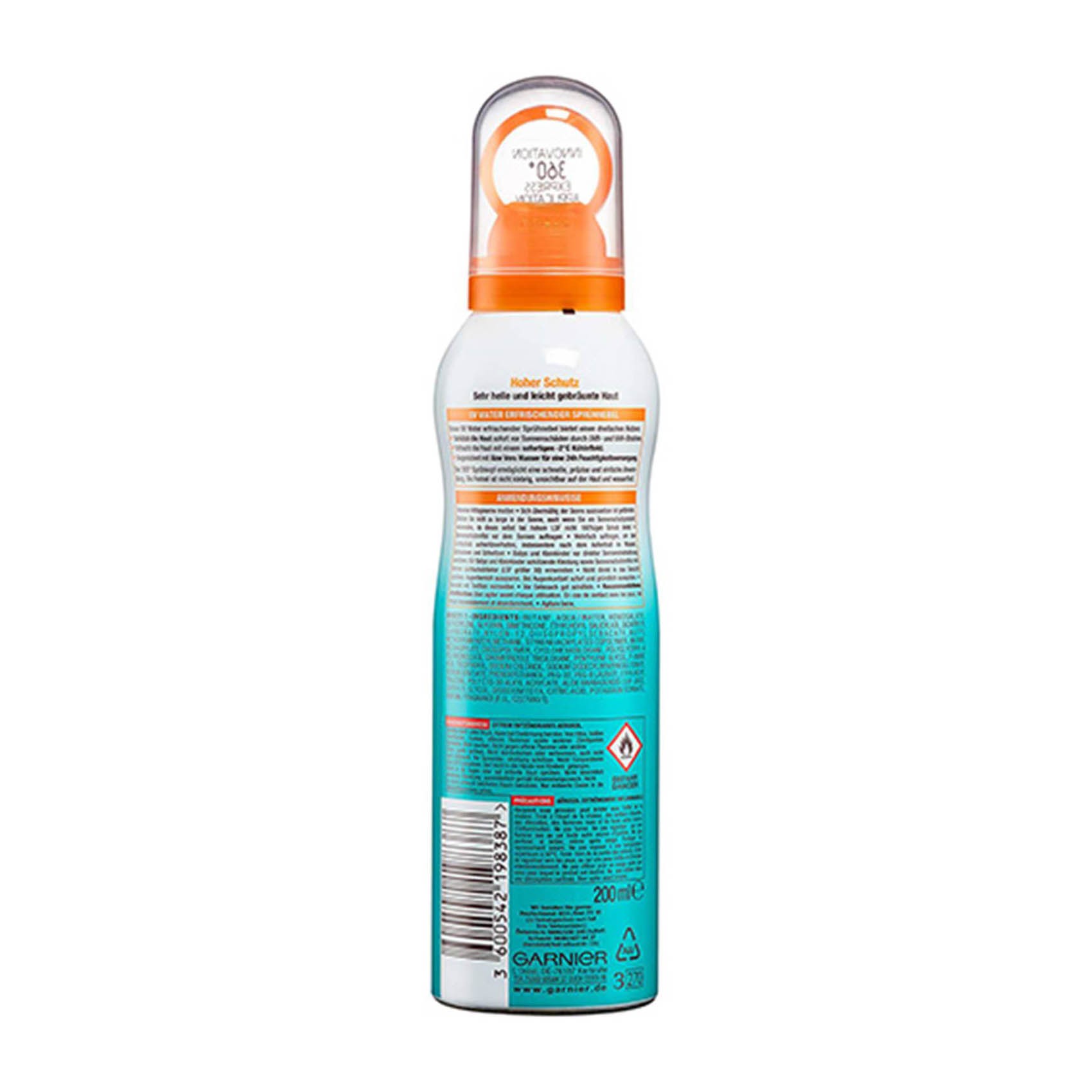 Refreshing Sun Protection Mist - Ambre Solaire UV Water 30