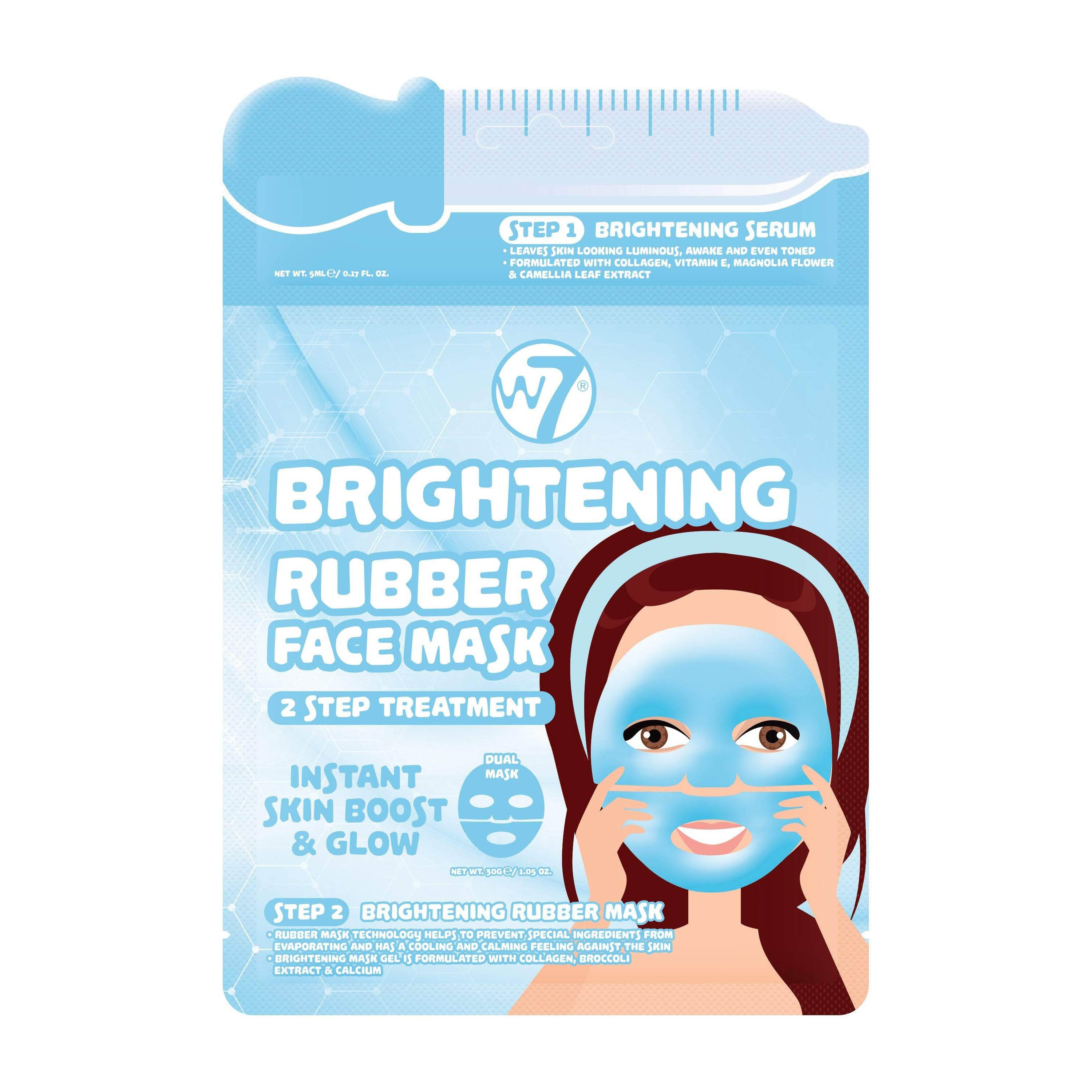 Gesichtsmaske - Brightening 2 Step Treatment Rubber Face Mask