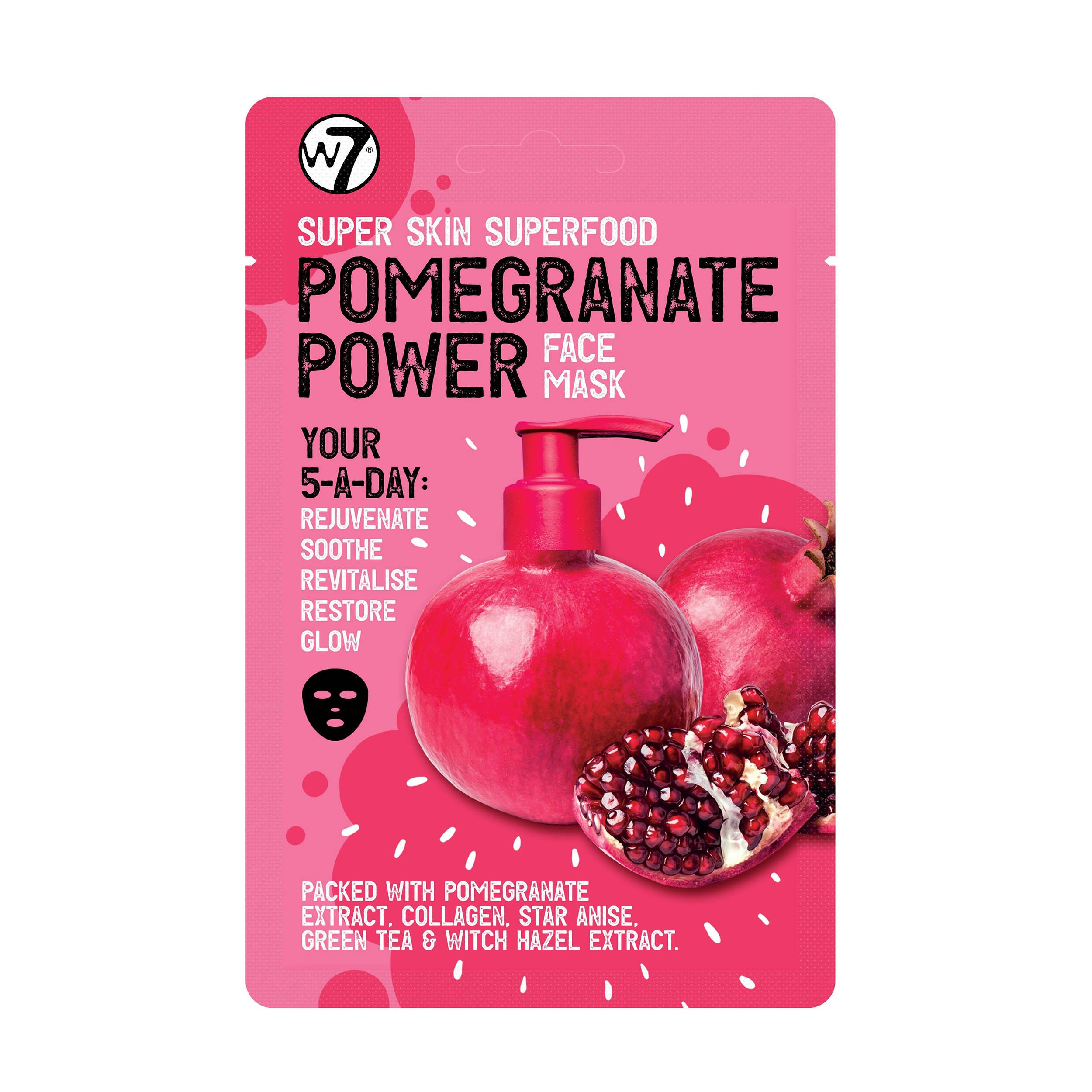 Gesichtsmaske - Super Skin Superfood Face Mask - Pomegranate Power