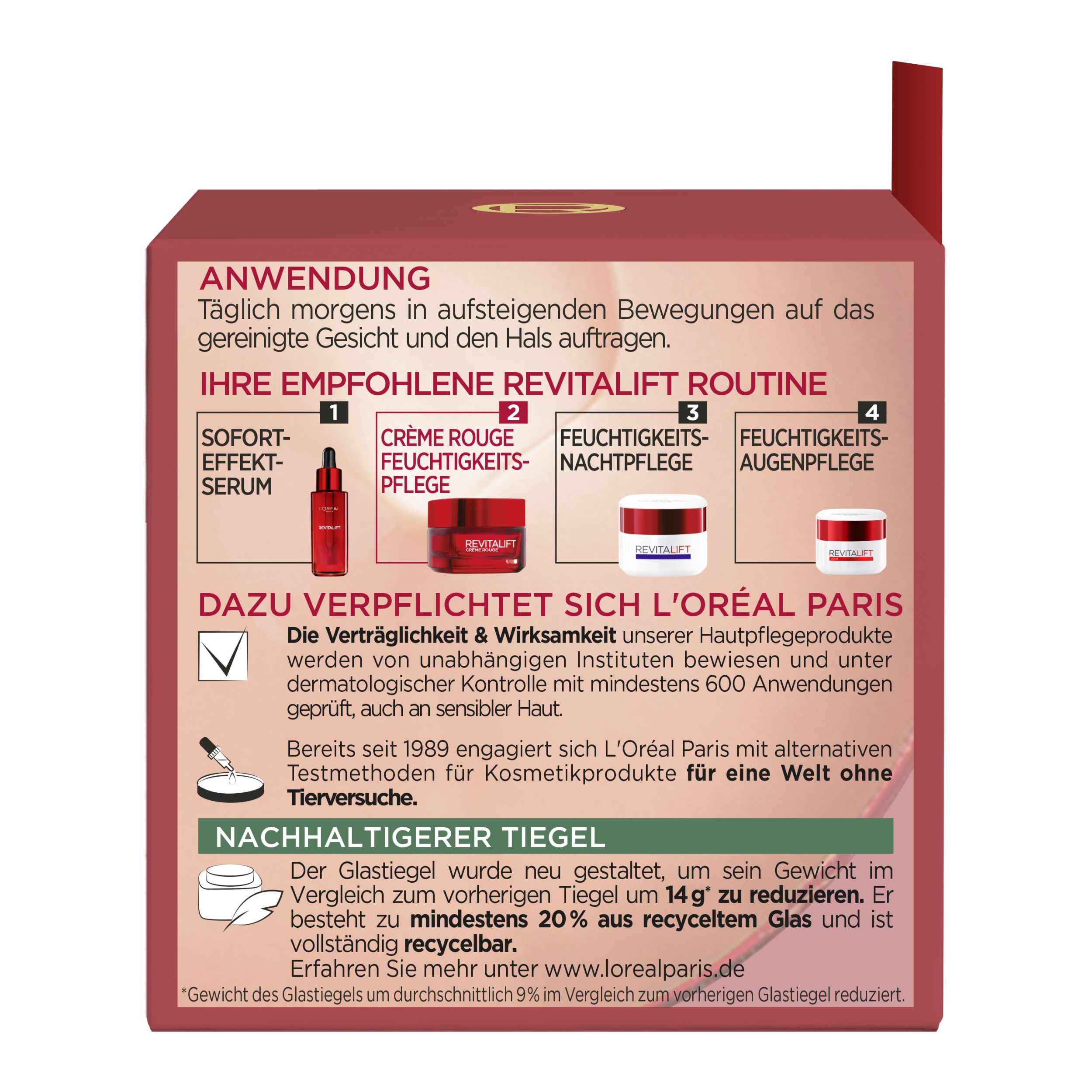 Revitalift - Soin Rouge Défatigant Jour