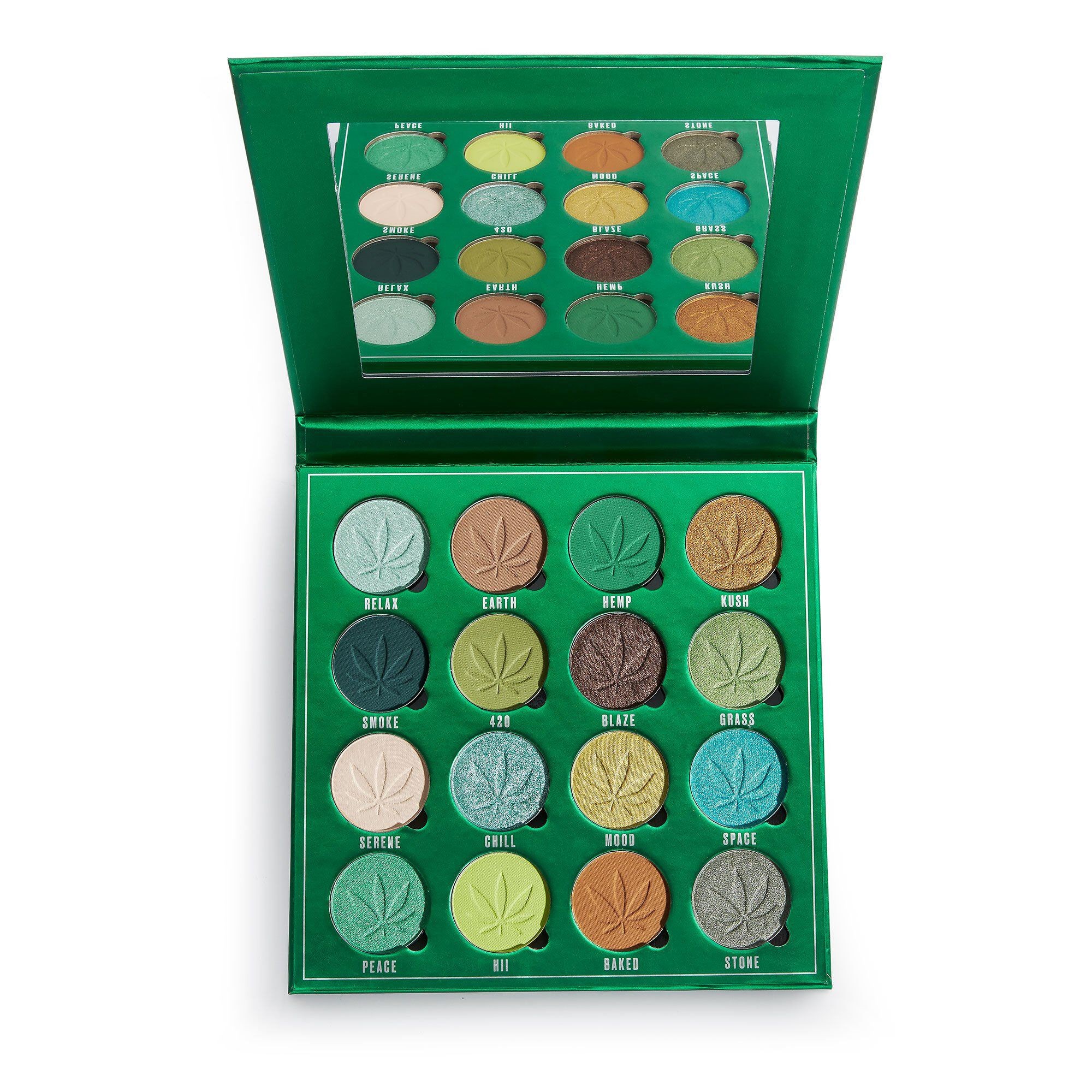 Palette de Fards à Paupières - So Dope Shadow Palette with Cannabis Sativa Palette de Fards à Paupières - So Dope Shadow Palette with Cannabis Sativa