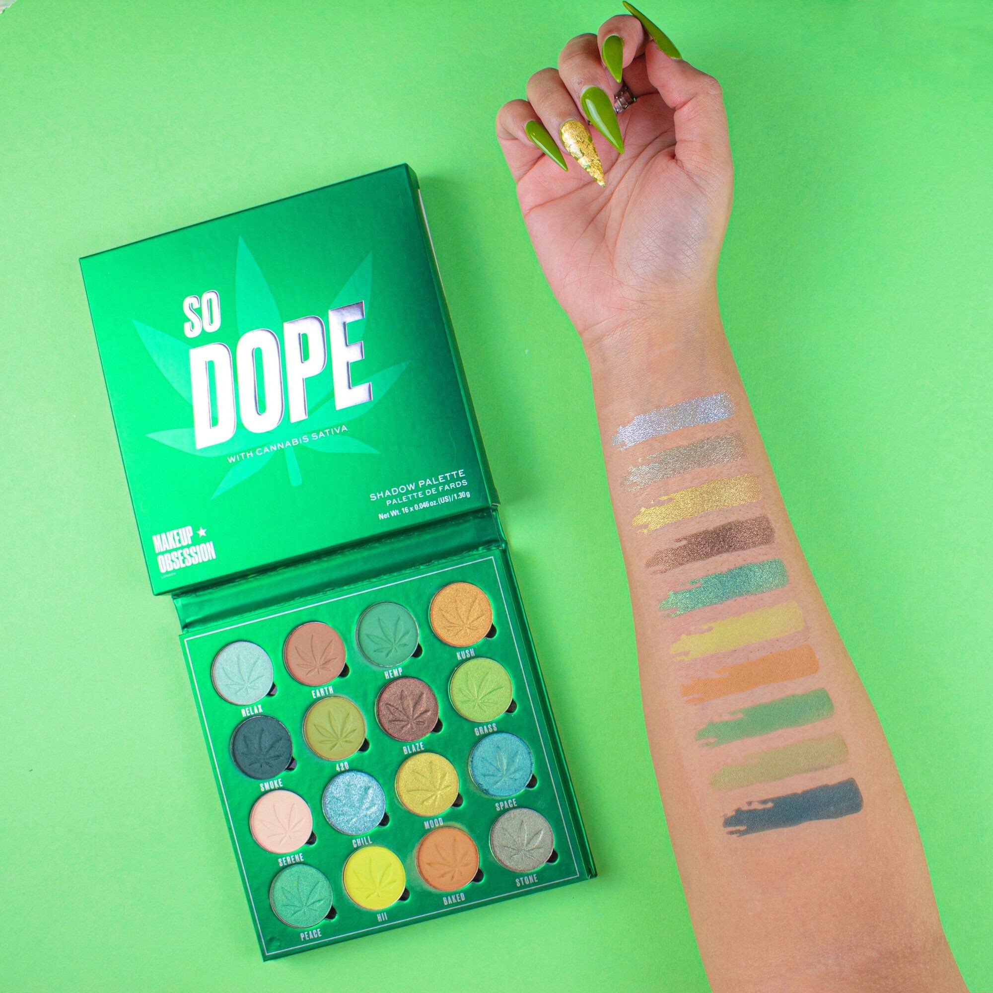 Palette de Fards à Paupières - So Dope Shadow Palette with Cannabis Sativa Palette de Fards à Paupières - So Dope Shadow Palette with Cannabis Sativa