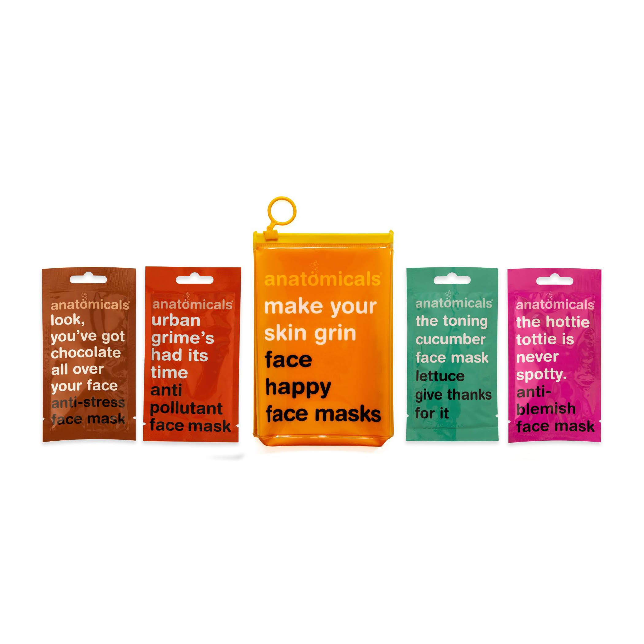 Make Your Skin Grin - Face Happy Face Masks Make Your Skin Grin - Face Happy Face Masks