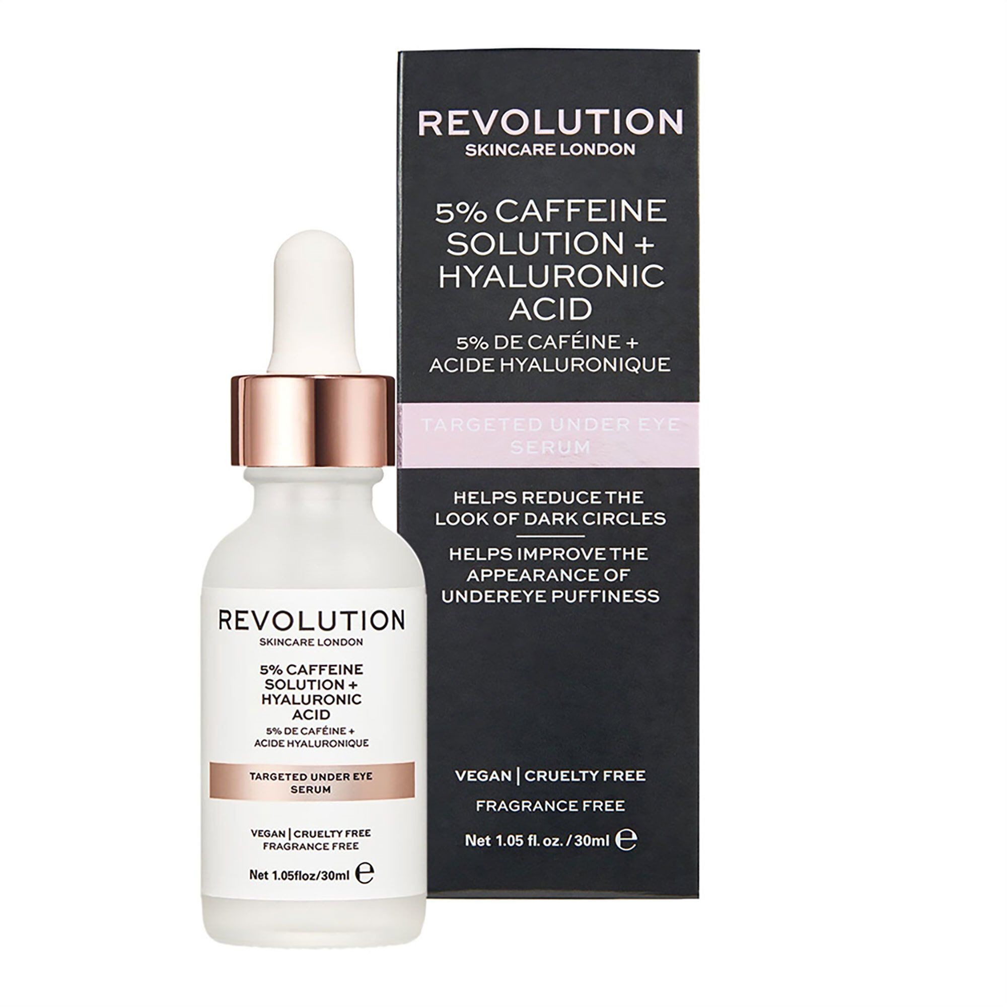 Targeted Under Eye Serum - 5% Caffeine Solution + Hyaluronic Acid Targeted Under Eye Serum - 5% Caffeine Solution + Hyaluronic Acid