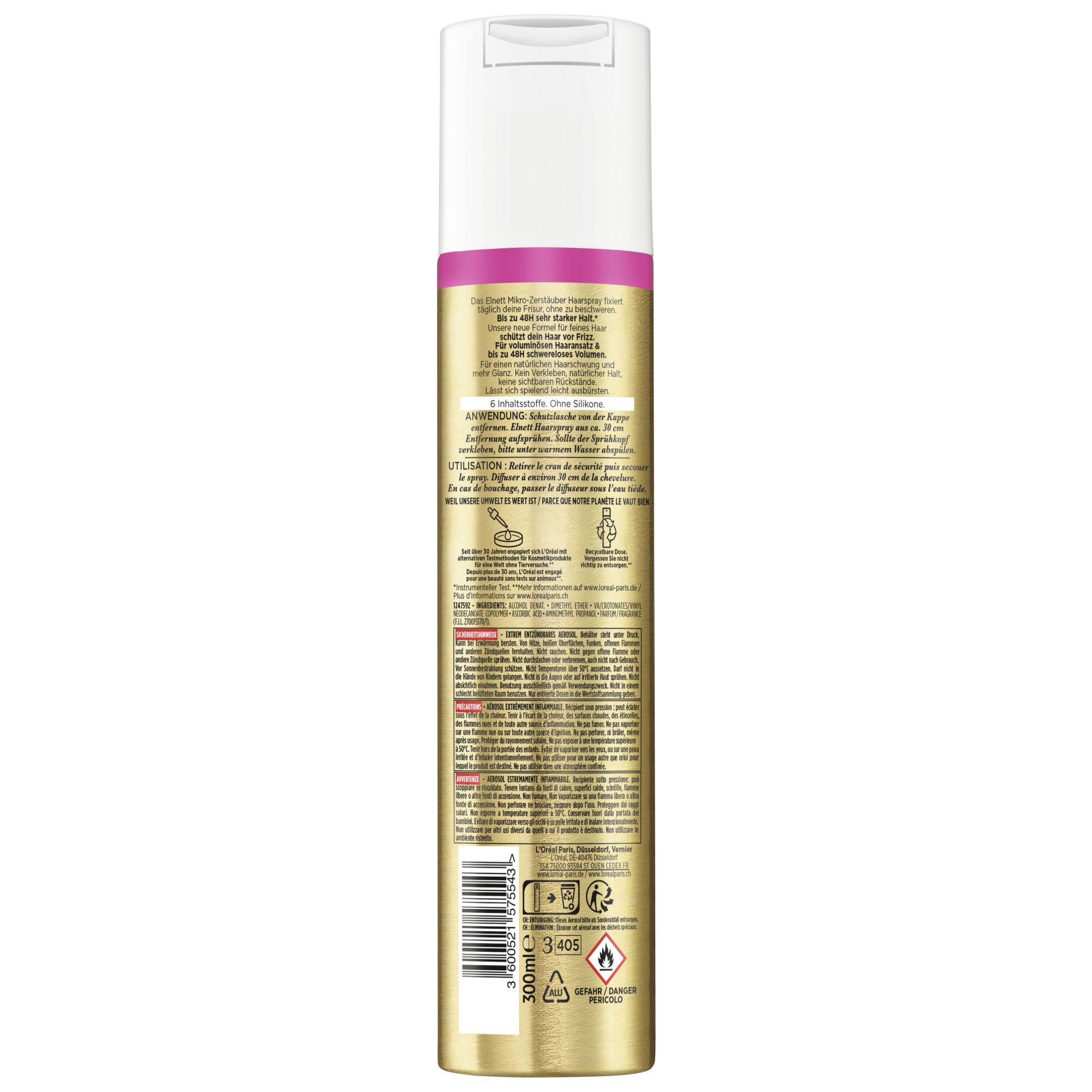 Elnett Laque Micro-Diffusion - Extra-Volume Elnett Laque Micro-Diffusion - Extra-Volume