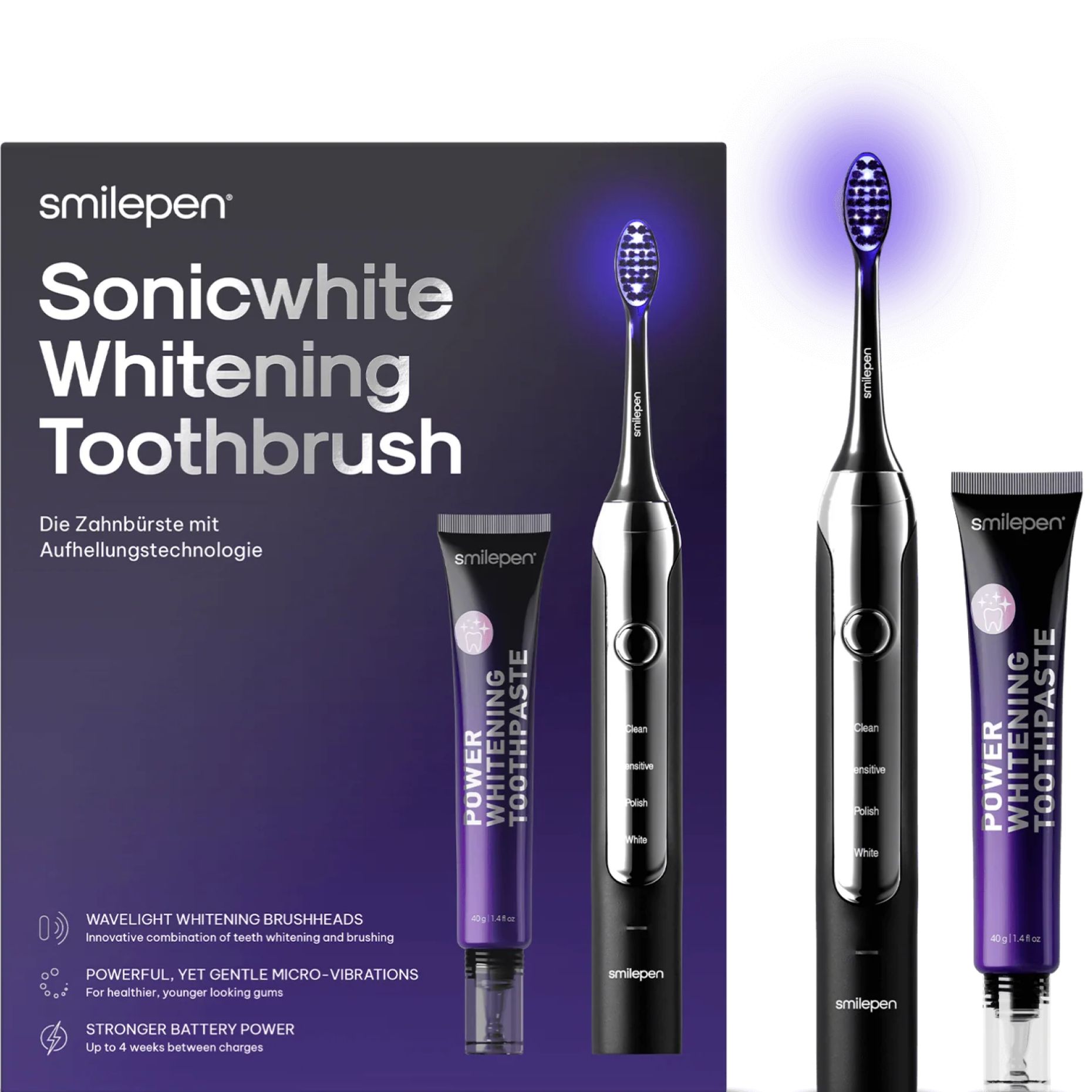 Sonicwhite Whitening Toothbrush -- Schallzahnbürste