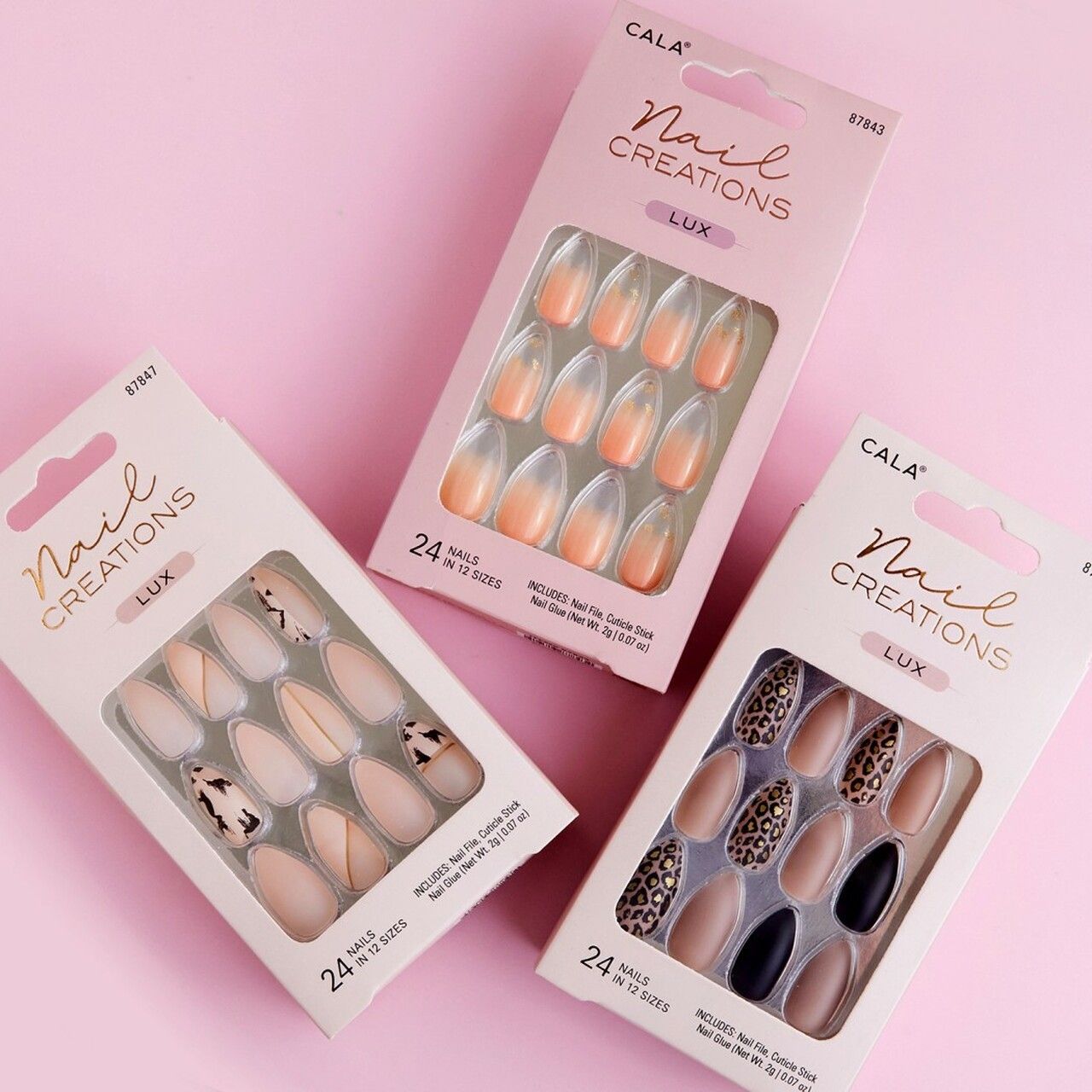 Faux Ongles - Nail Creations Lux (24 Pièces)