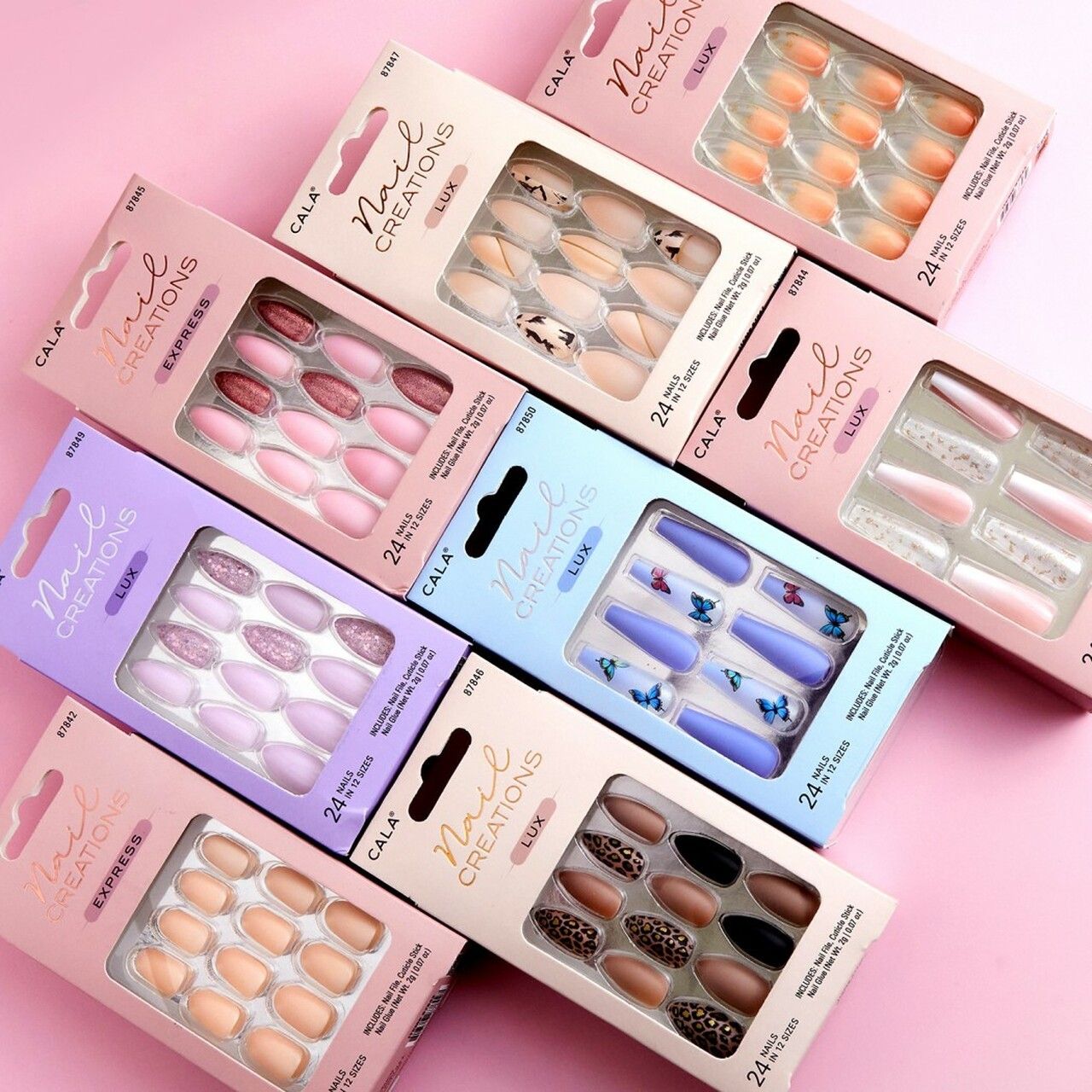 Faux Ongles - Nail Creations Lux (24 Pièces)