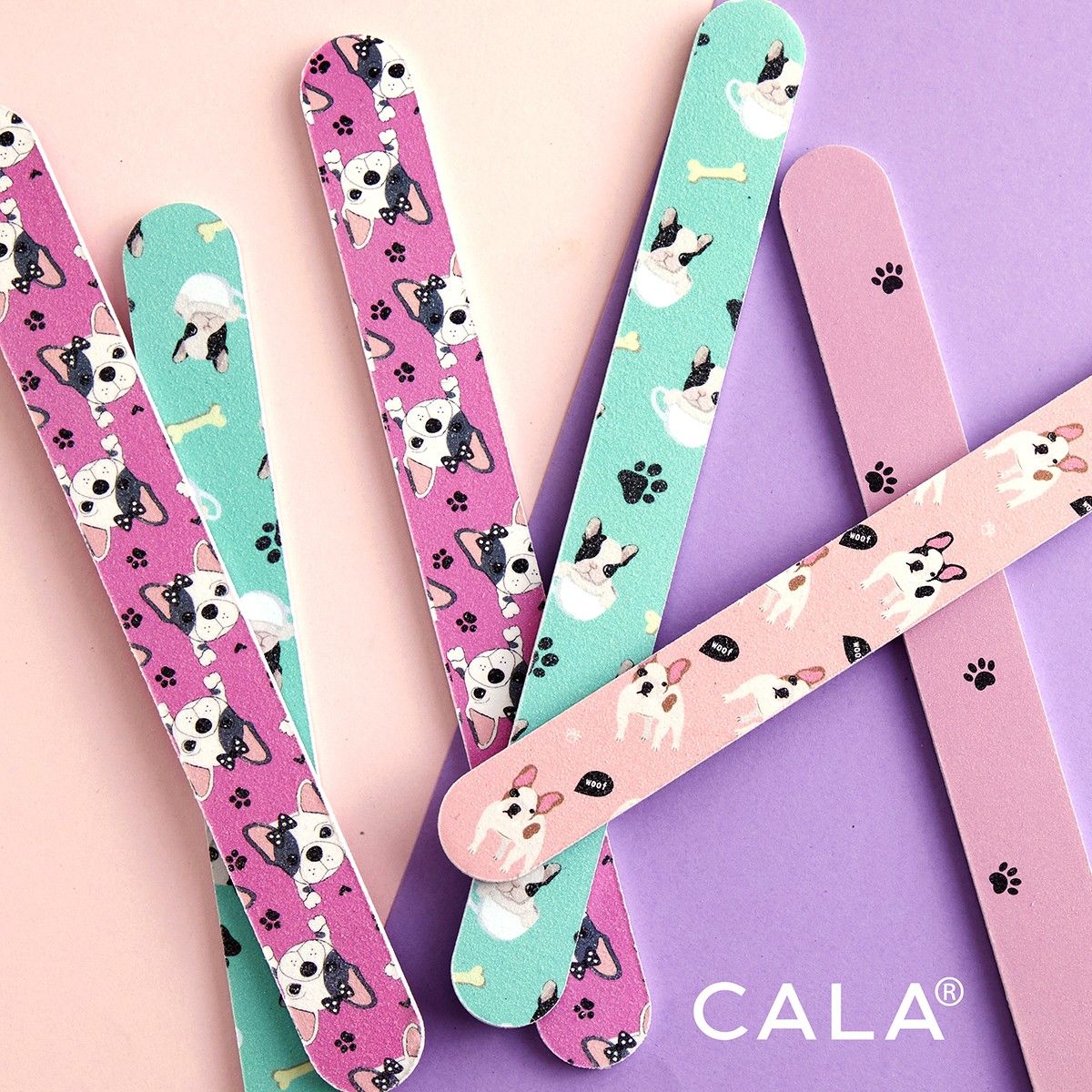 Salon Nail Files (6 Stück) -- Nagelfeilen-Set