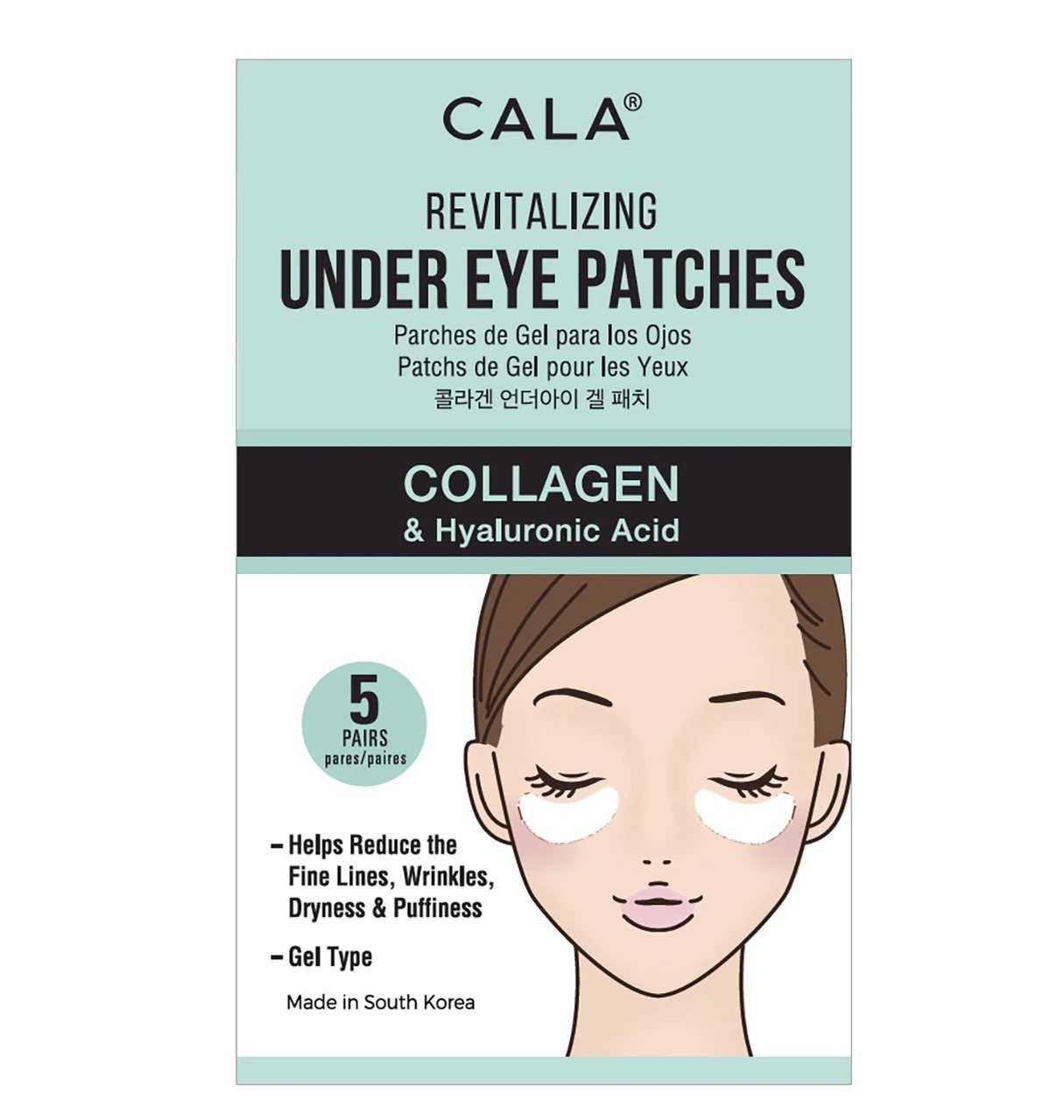 Revitalizing Under Eye Patches - Collagen & Hyaluronic Acid (5 Paires)