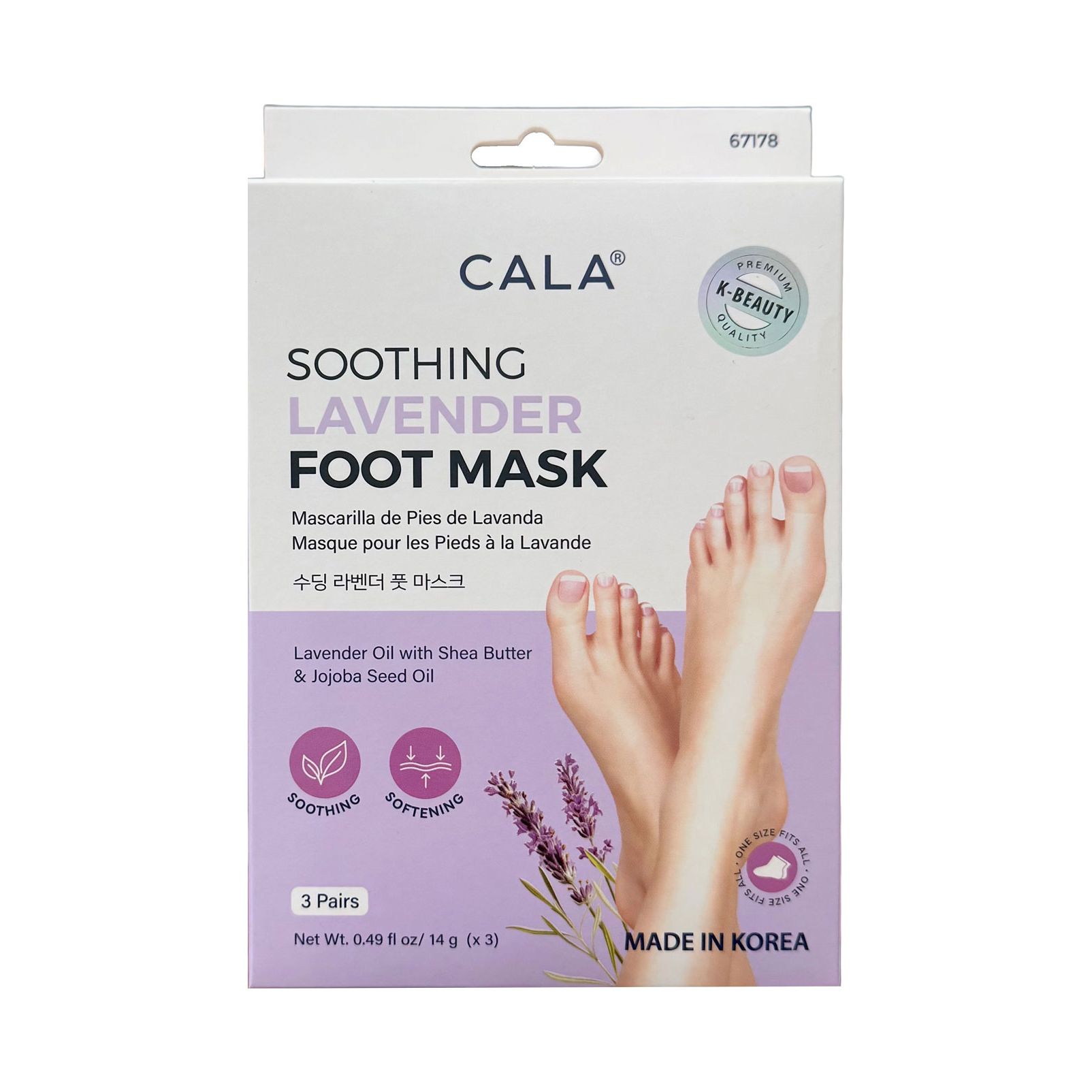 Masque Pour Les Pieds - Soothing Foot Mask - Lavender (5 Paires)