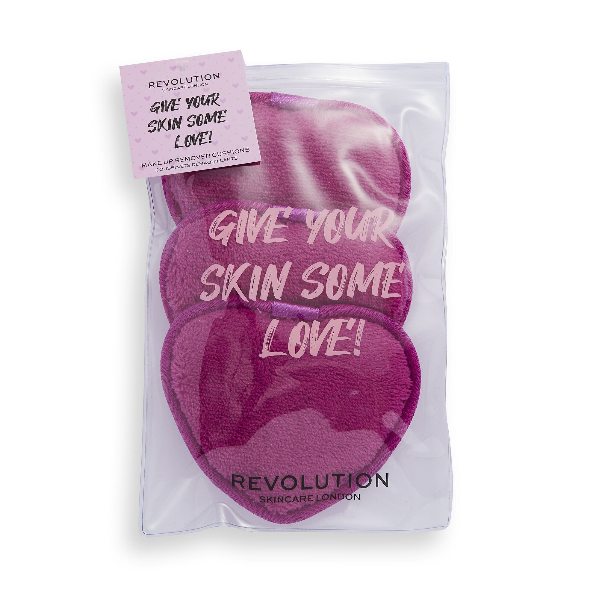 Disques Démaquillants Réutilisables - Give Your Skin Some Love! - Make-Up Remover Cushions (3 Pièces)