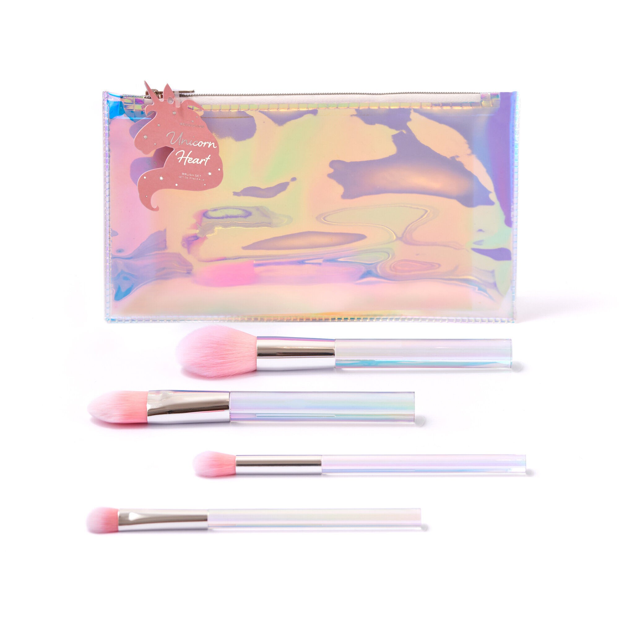 Unicorn Heart Glow Brush Set -- 4-Teiliges Pinsel-Set Unicorn Heart Glow Brush Set -- 4-Teiliges Pinsel-Set