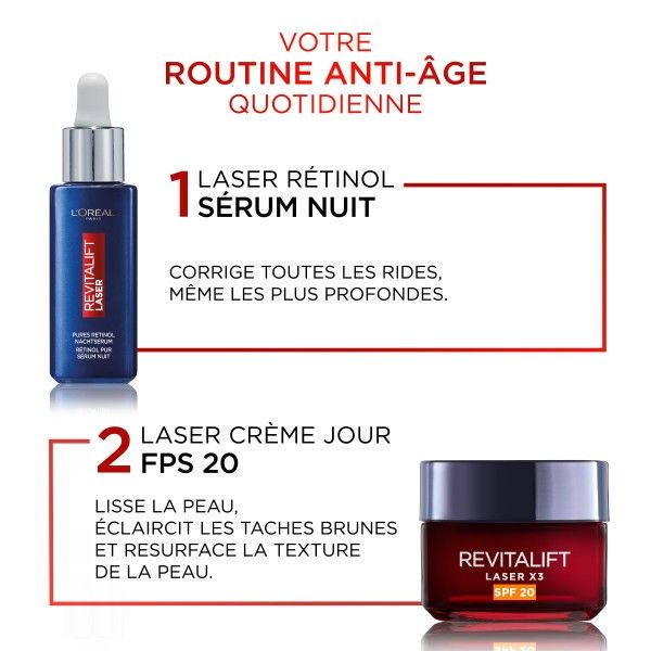 Revitalift Laser - Rétinol Pur Sérum Nuit Revitalift Laser - Rétinol Pur Sérum Nuit
