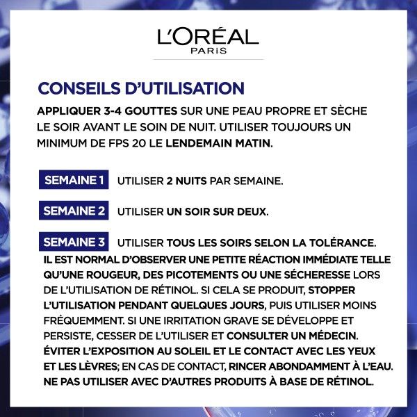 Revitalift Laser - Rétinol Pur Sérum Nuit Revitalift Laser - Rétinol Pur Sérum Nuit