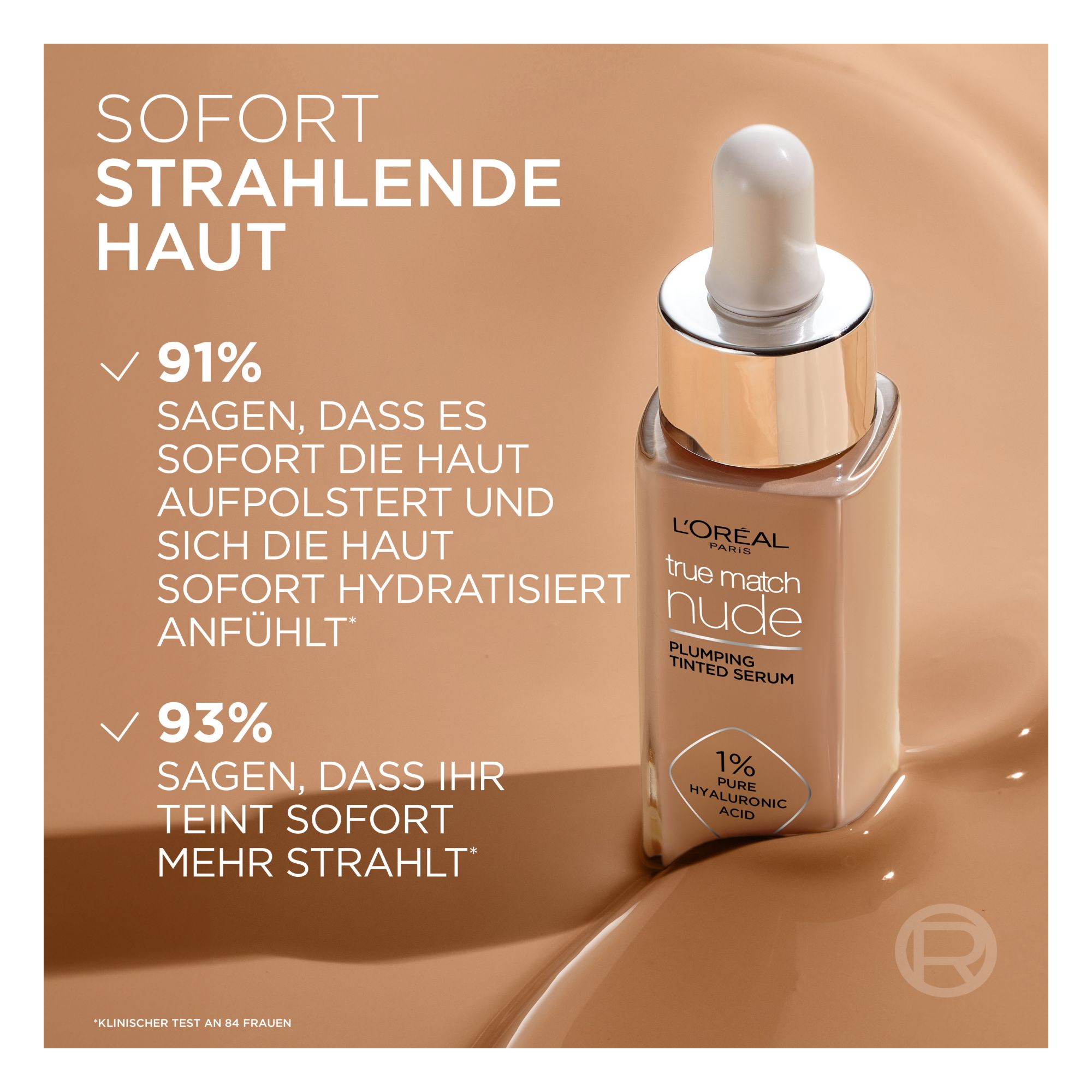 True Match Nude - Aufpolsterndes Getöntes Serum