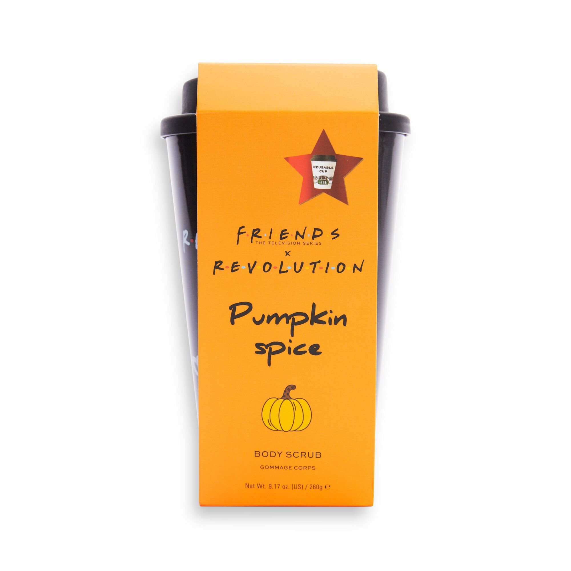 Revolution X Friends - Pumpkin Spice Body Scrub & Cup Revolution X Friends - Pumpkin Spice Body Scrub & Cup