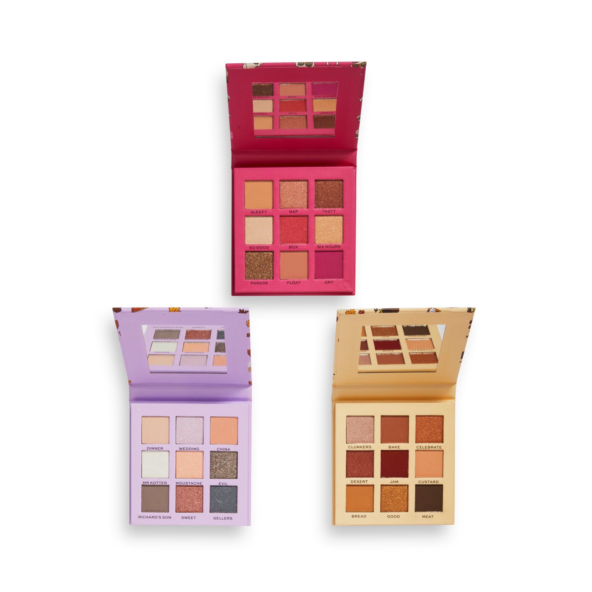 Set Palettes de Fards à Paupières - Makeup Revolution X Friends - Eyeshadow Palette Set Set Palettes de Fards à Paupières - Makeup Revolution X Friends - Eyeshadow Palette Set