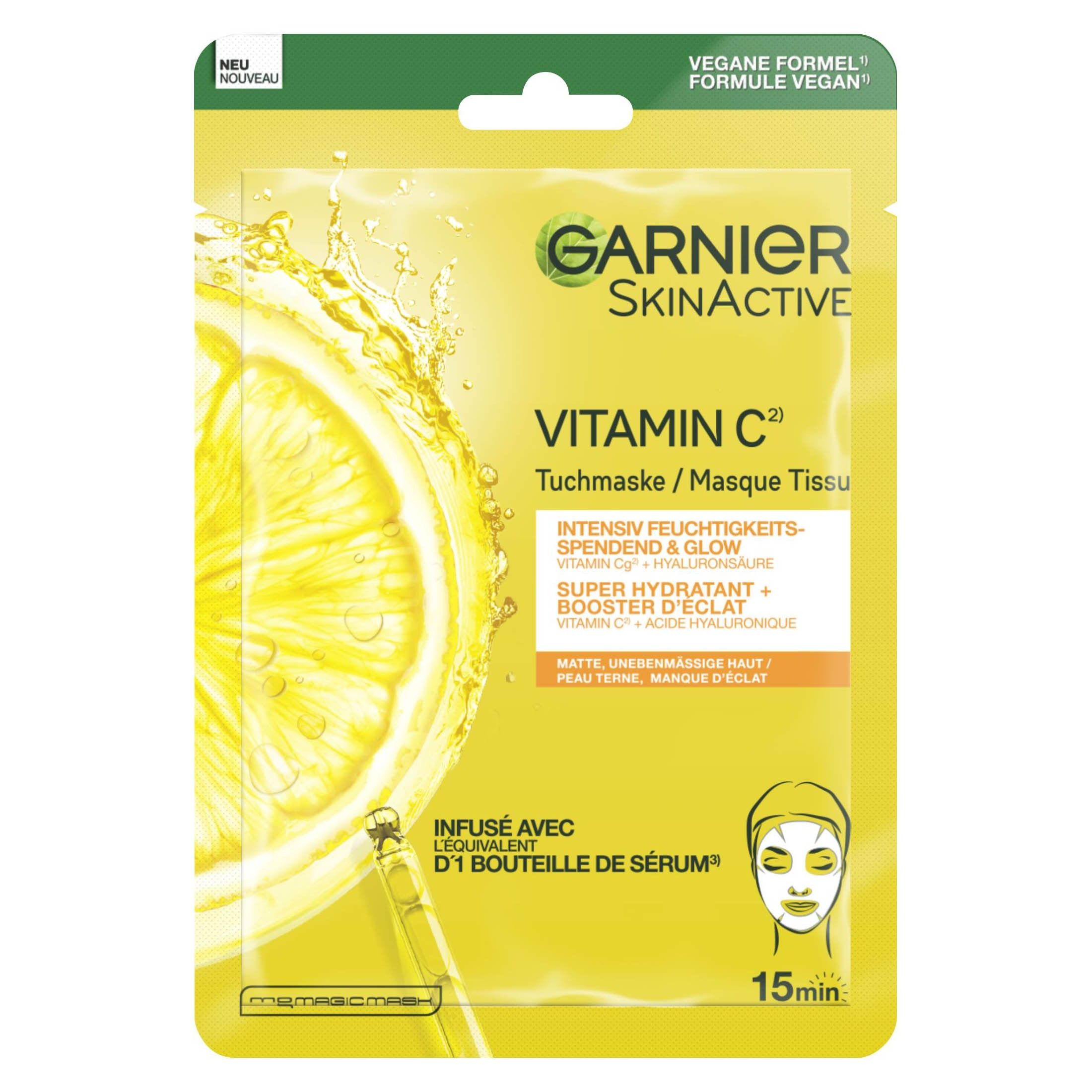 SkinActive - Masque Tissu Vitamin C