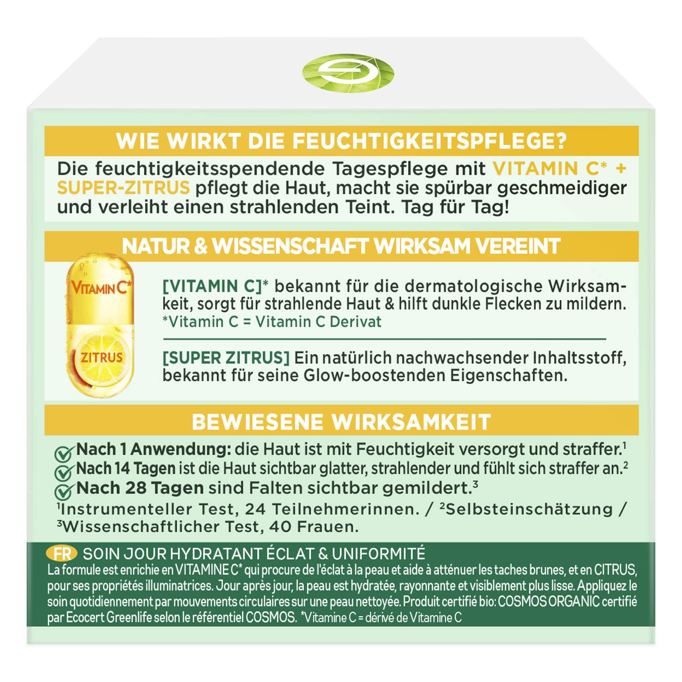 Bio Vitamin C Glow Feuchtigkeitspflege -- Gesichtscreme Bio Vitamin C Glow Feuchtigkeitspflege -- Gesichtscreme