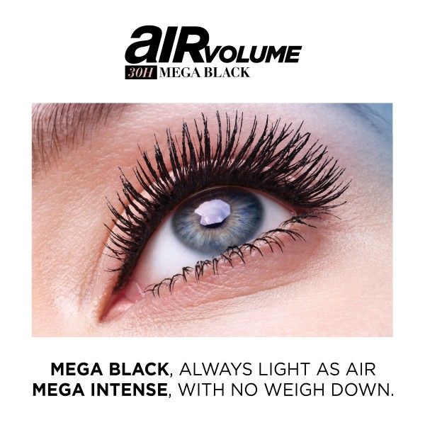 Air Volume 30H Mega Black Mascara