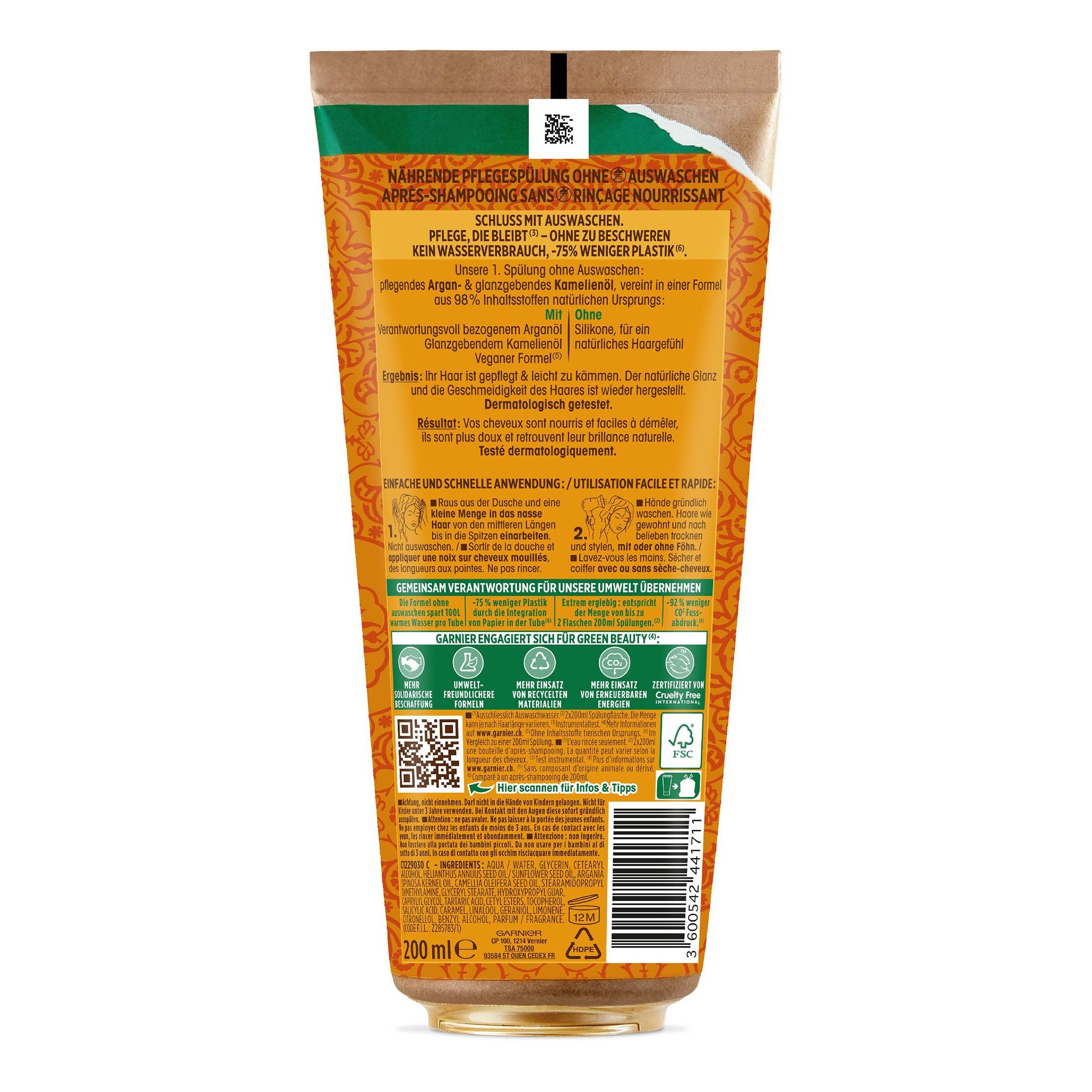 Ultra Doux Conditioner - Nährende Pflegespülung Ohne Auswaschen - Argan & Kamelie Ultra Doux Conditioner - Nährende Pflegespülung Ohne Auswaschen - Argan & Kamelie