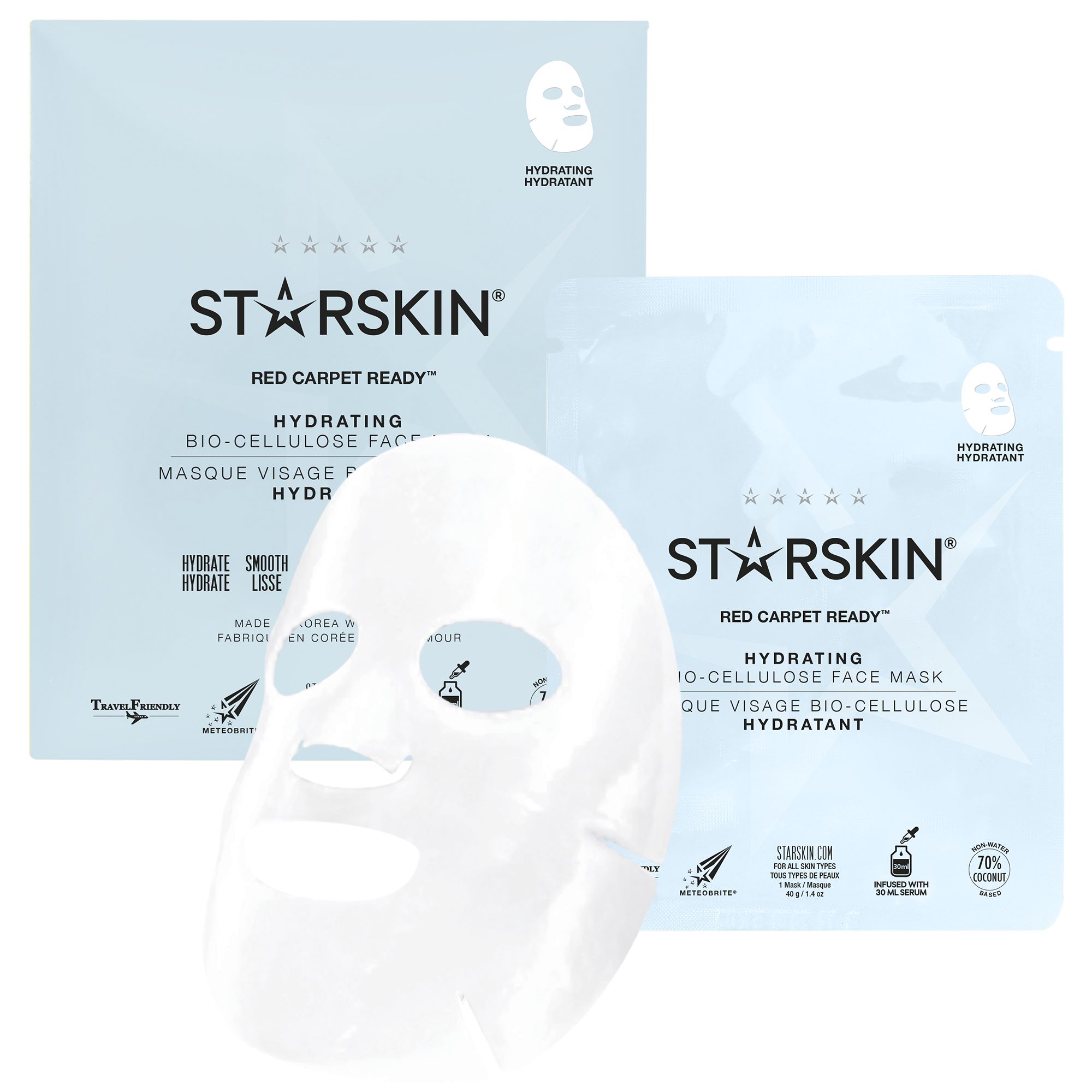 Red Carpet Ready - Hydrating Bio-Cellulose Face Mask Red Carpet Ready - Hydrating Bio-Cellulose Face Mask