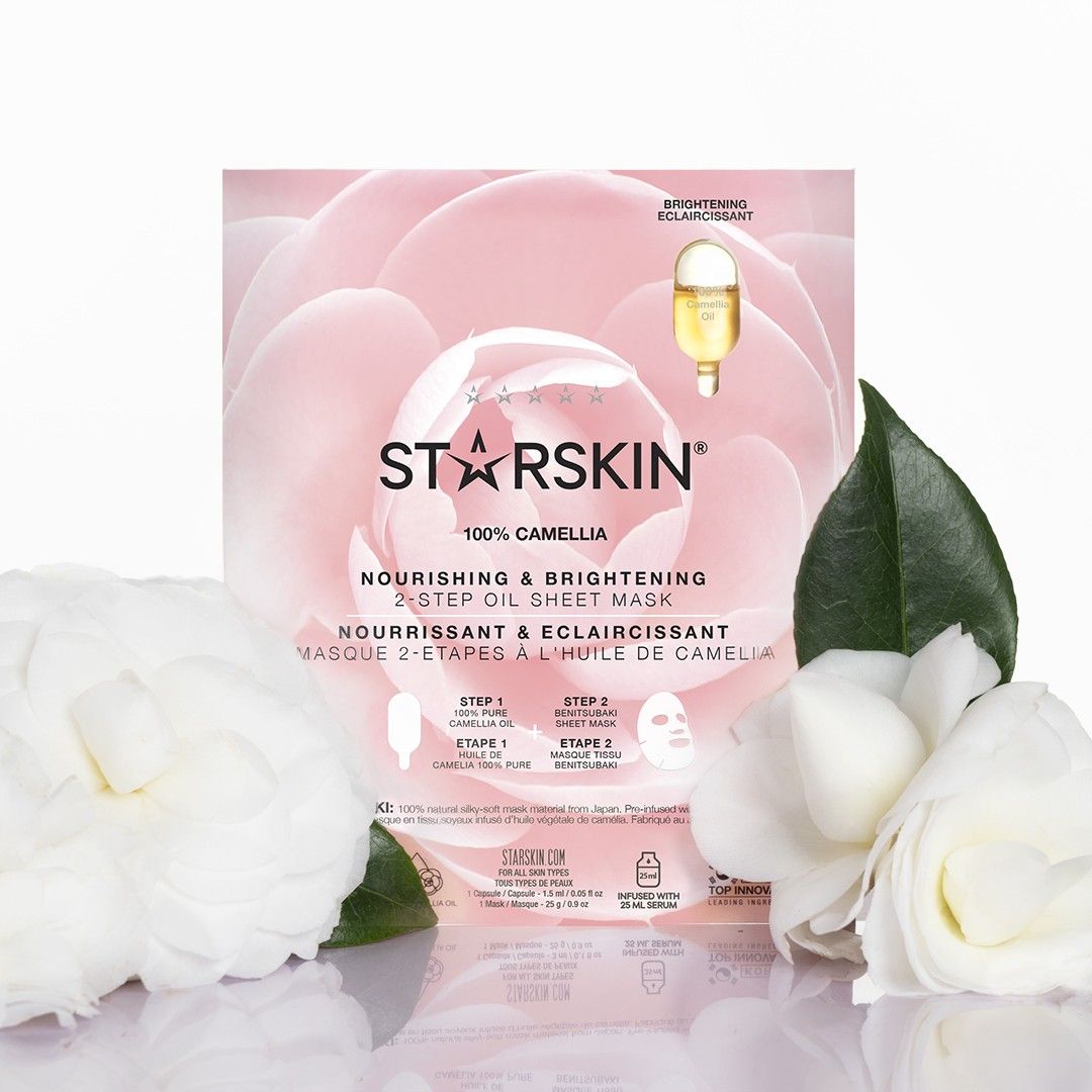 100 % Camellia - Nourishing & Brightening 2-Step Oil Sheet Mask 100 % Camellia - Nourishing & Brightening 2-Step Oil Sheet Mask