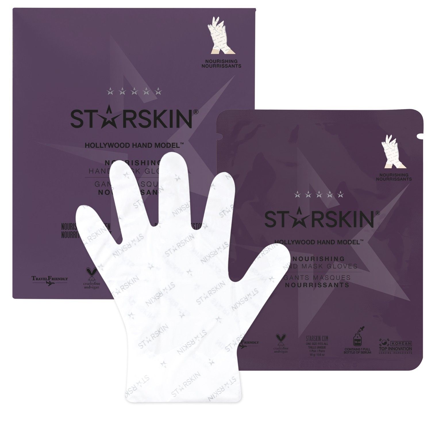 Hollywood Hand Model - Nourishing Hand Mask Gloves Hollywood Hand Model - Nourishing Hand Mask Gloves