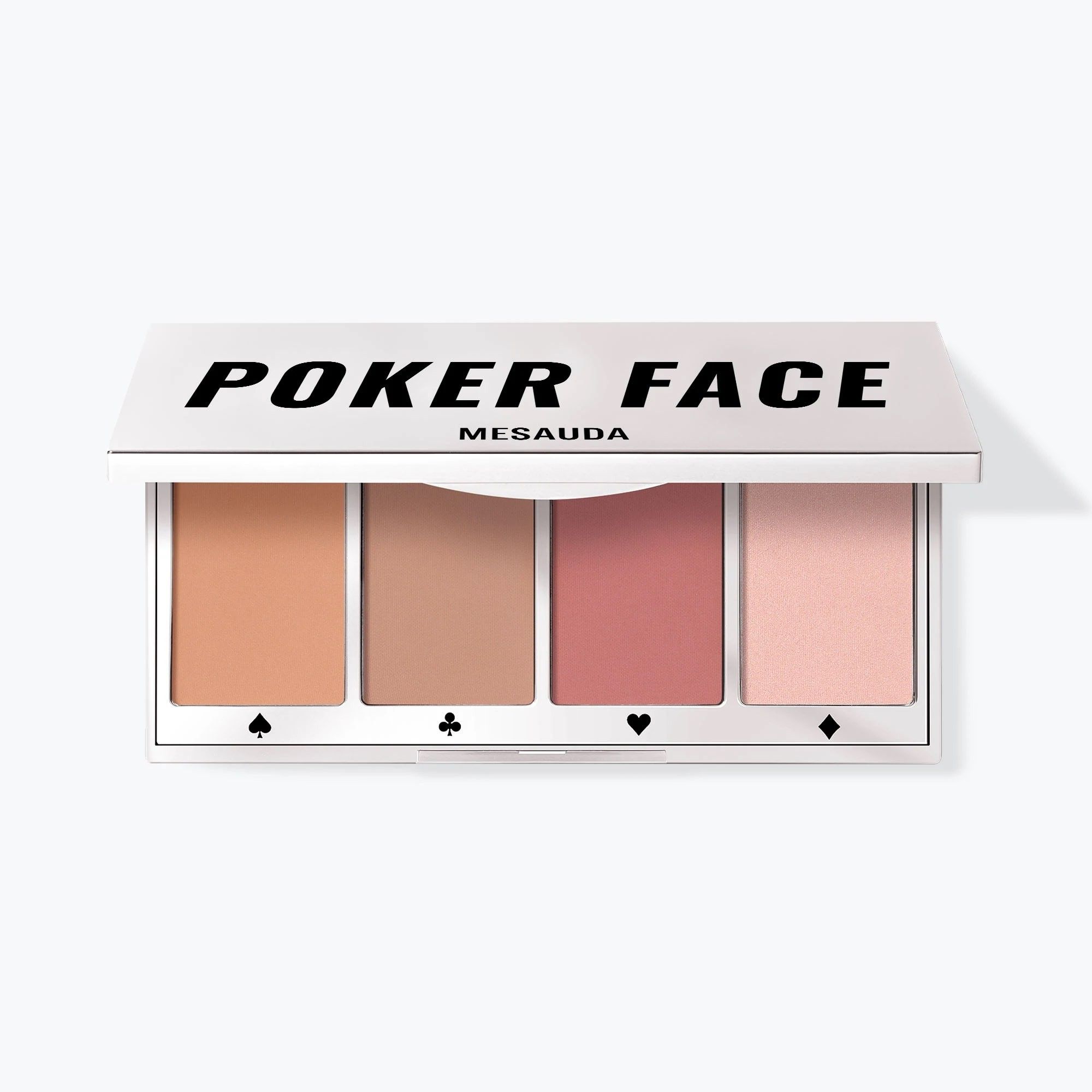 Blush-, Bronzer- & Highlighter-Palette - Poker Face - Multi-Use Face Palette
