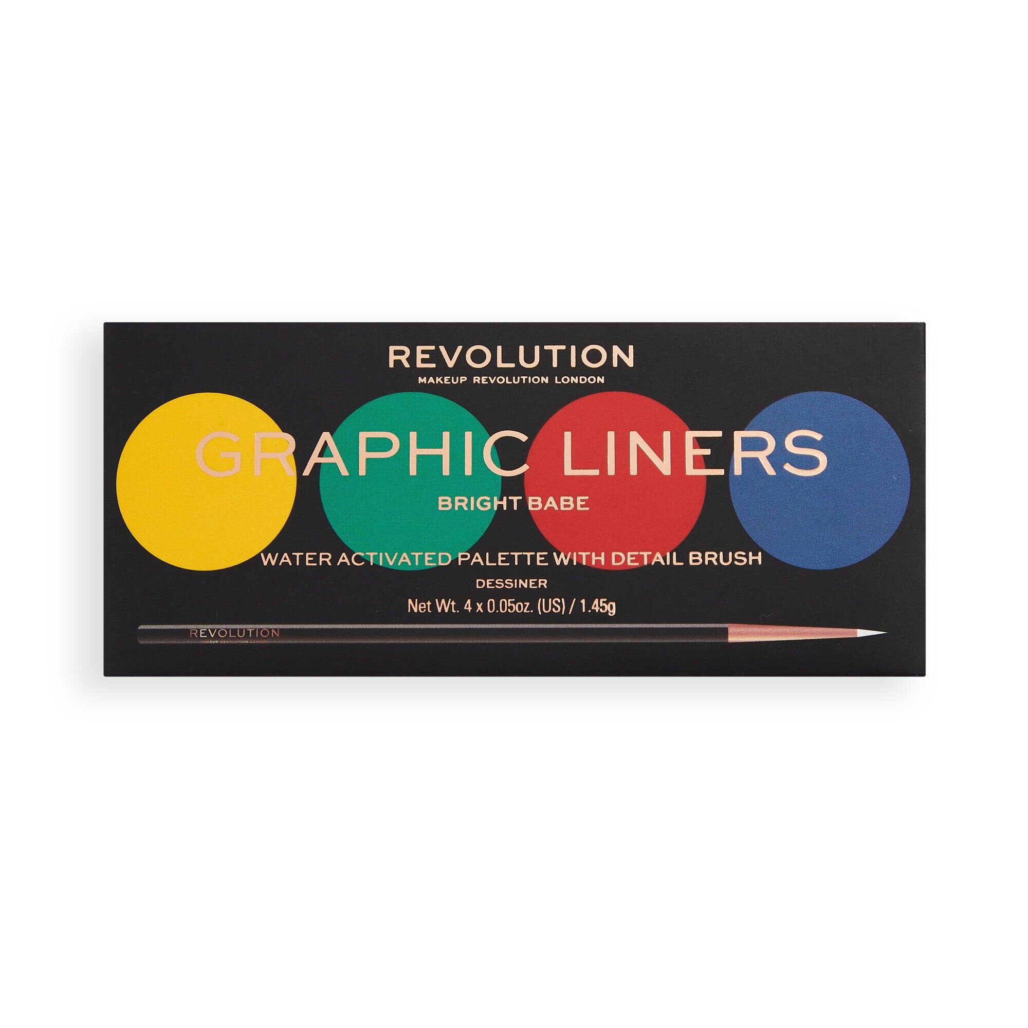 Eyeliner Palette - Graphic Liners - Water Activated Palette Eyeliner Palette - Graphic Liners - Water Activated Palette