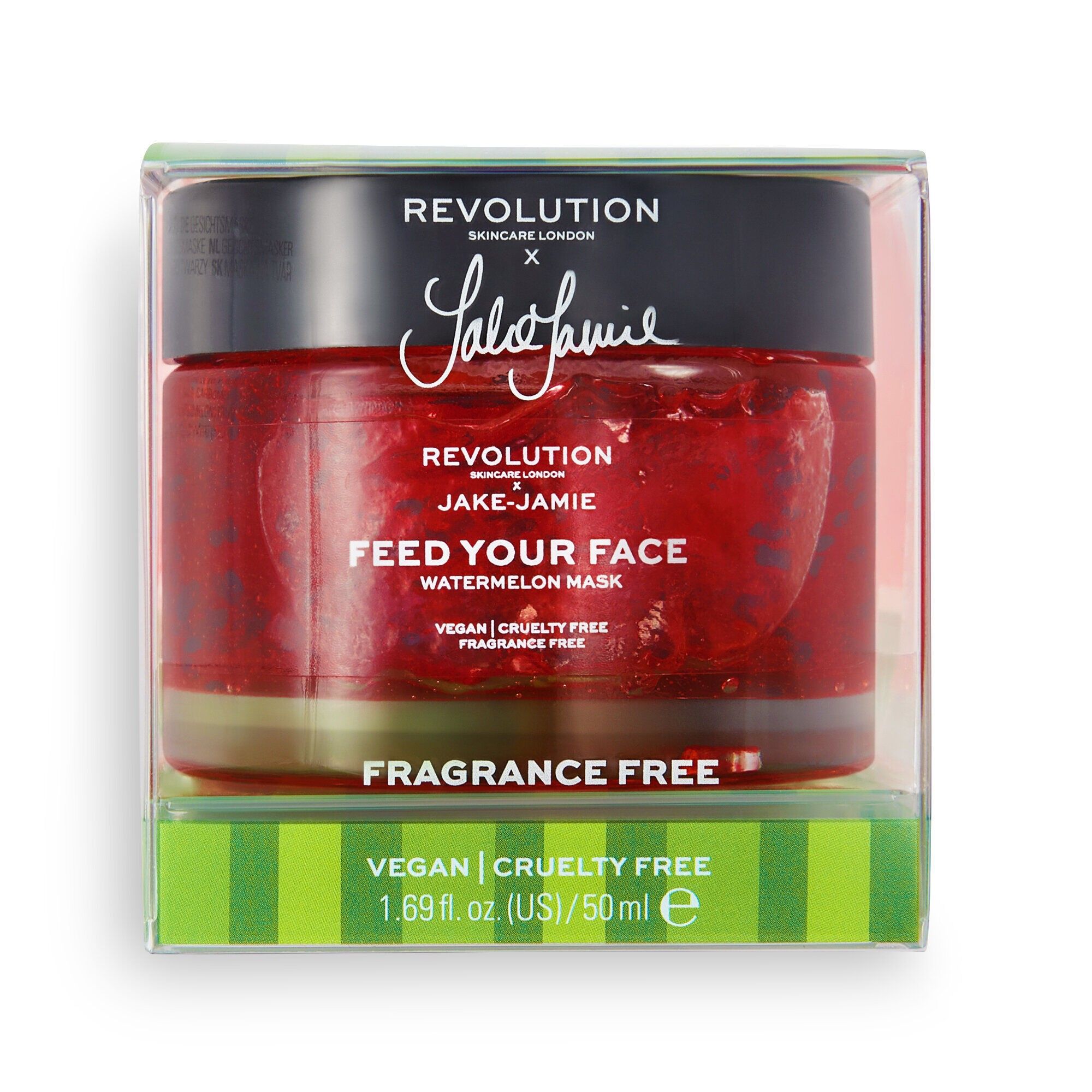 Gesichtsmaske - Revolution Skincare x Jake-Jamie - Feed Your Face - Watermelon Mask (Fragrance Free)