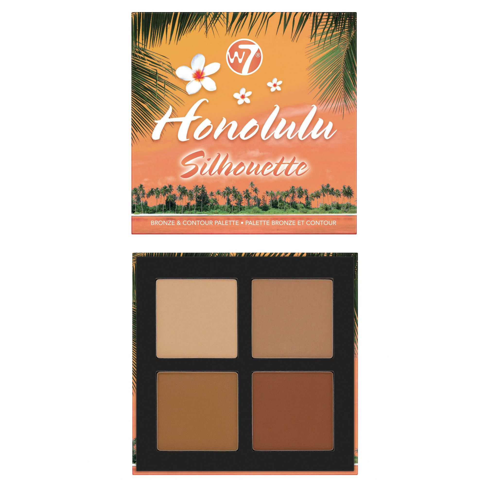 Honolulu Silhouette Bronze & Contour Palette Honolulu Silhouette Bronze & Contour Palette