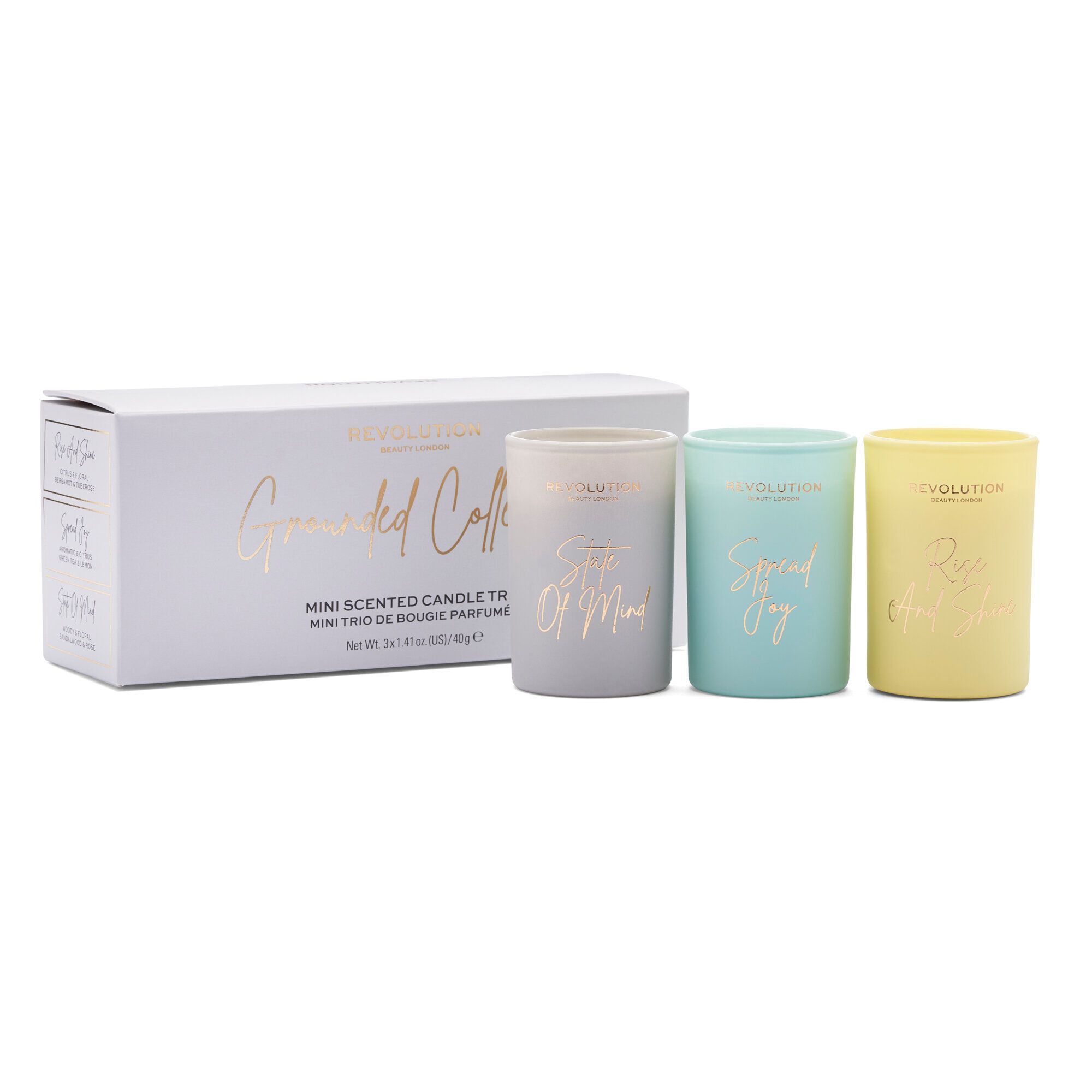 Grounded Collection - Mini Scented Candle Trio