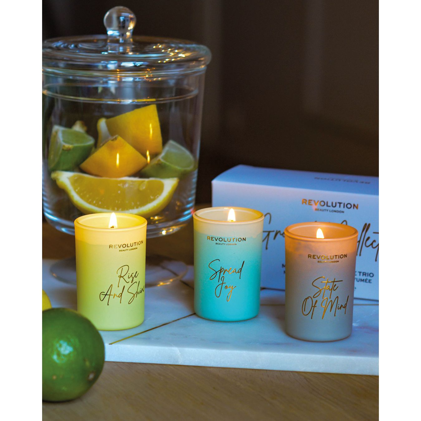 Mini Bougies Parfumées - Grounded Collection - Mini Scented Candle Trio