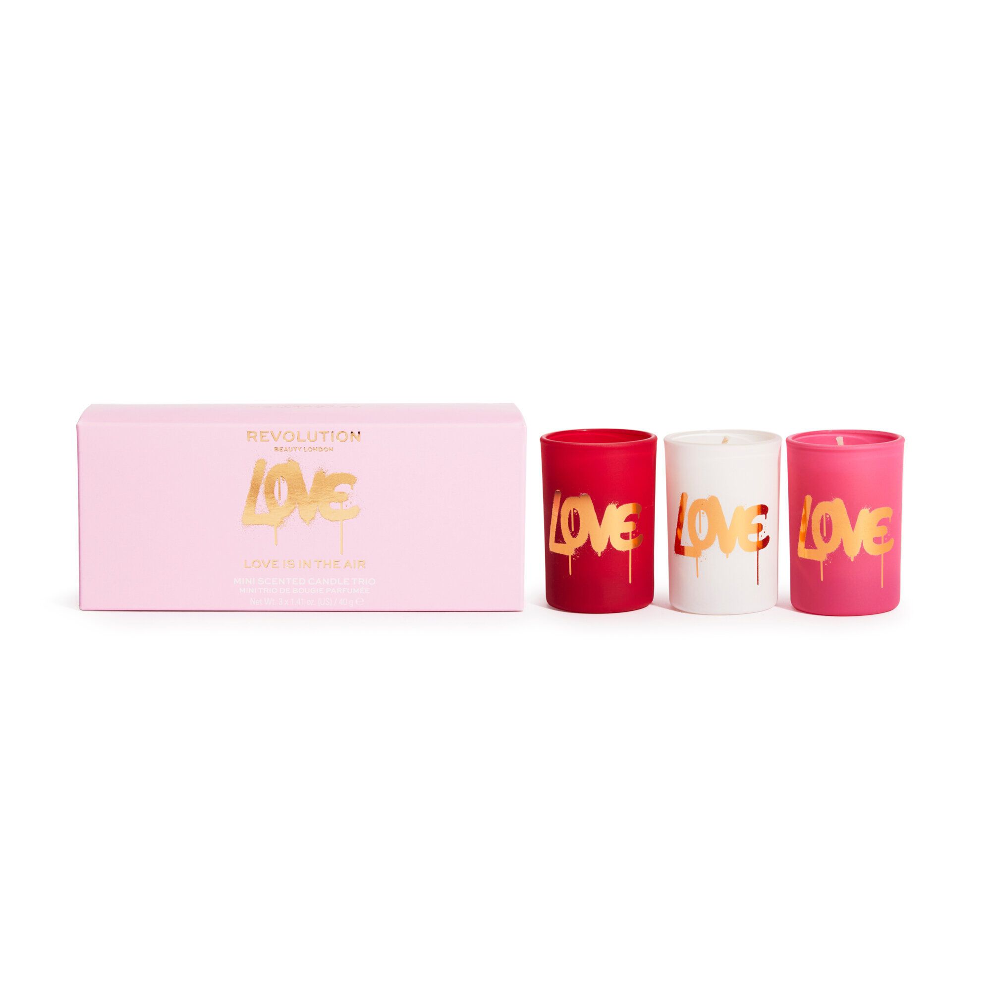 Love Is In The Air - Mini Scented Candle Trio -- Mini Duftkerzen-Set Love Is In The Air - Mini Scented Candle Trio -- Mini Duftkerzen-Set