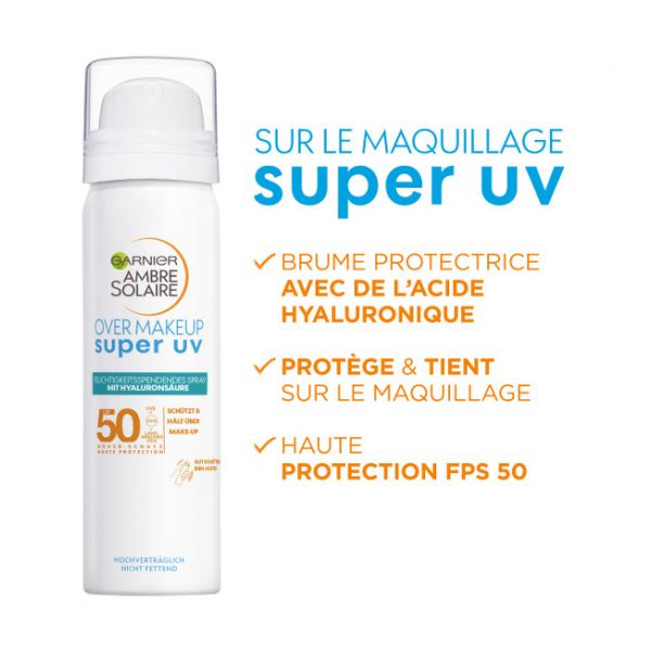 Protection Solaire Pour Le Visage - Ambre Solaire - Over Makeup Super UV