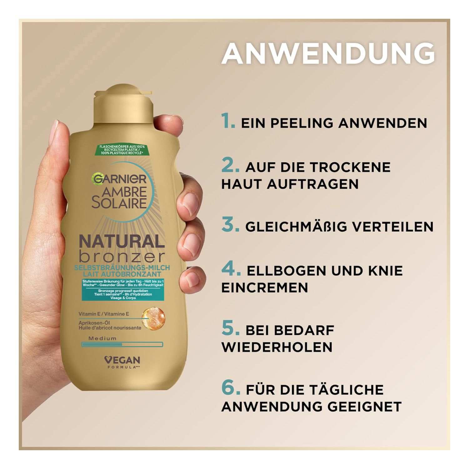 Ambre Solaire - Natural Bronzer Selbstbräunungs-Milch Ambre Solaire - Natural Bronzer Selbstbräunungs-Milch