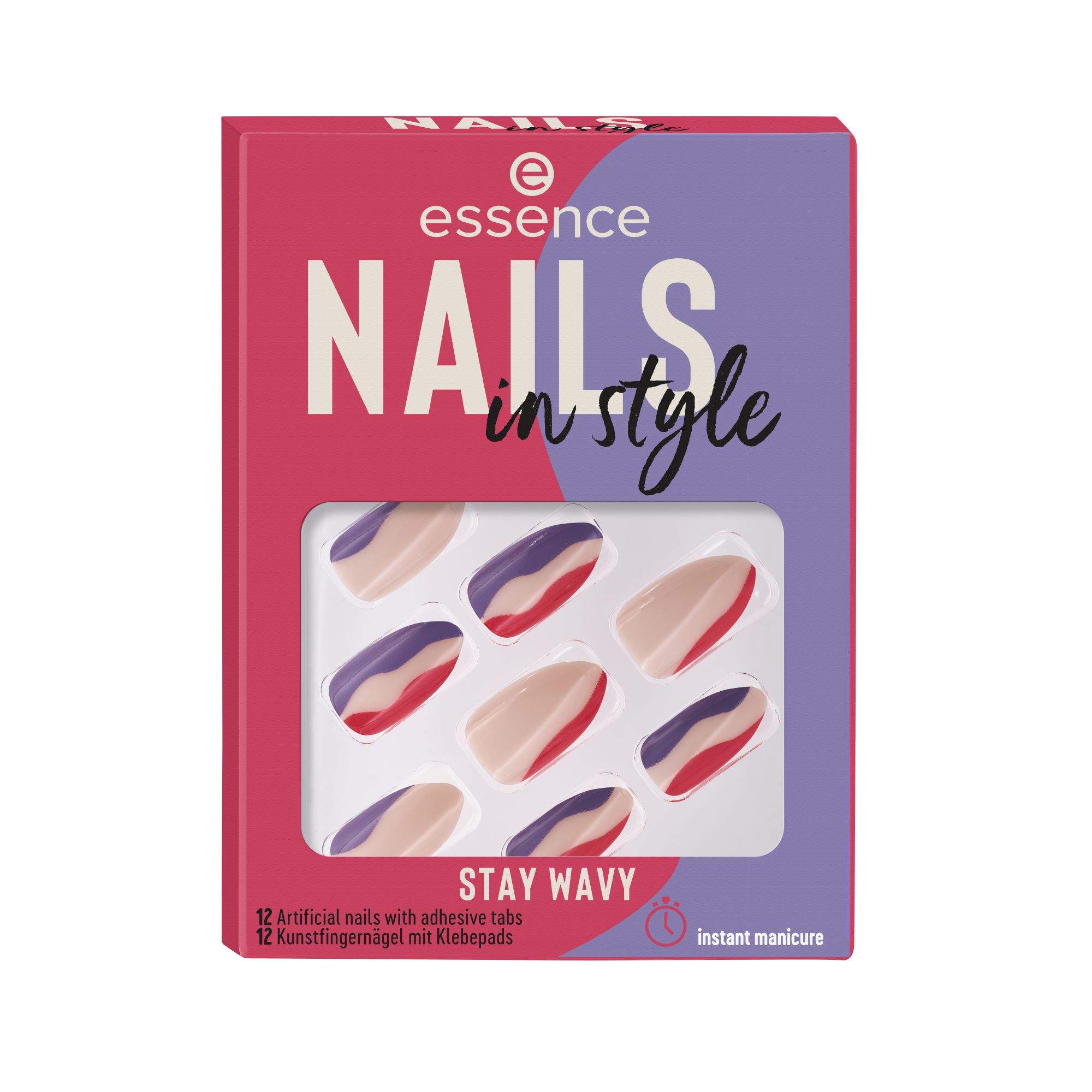 False Nails - Nails In Style (12 Pieces)