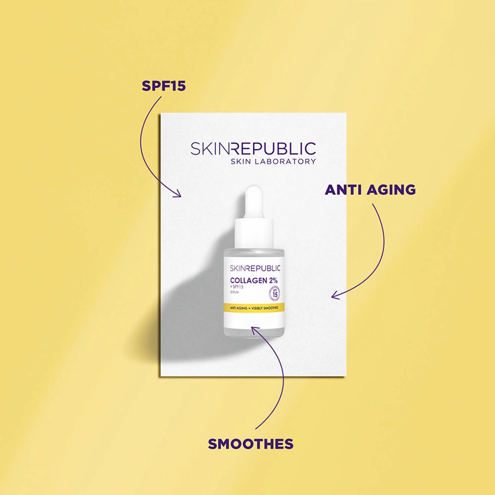Face Serum - Collagen 2% + SPF15 Serum Face Serum - Collagen 2% + SPF15 Serum