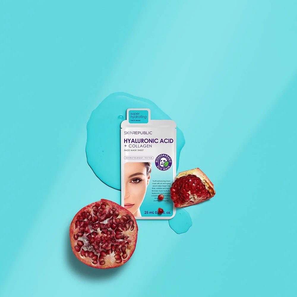 Hyaluronic Acid + Collagen Biodegradable Mask Sheet Hyaluronic Acid + Collagen Biodegradable Mask Sheet
